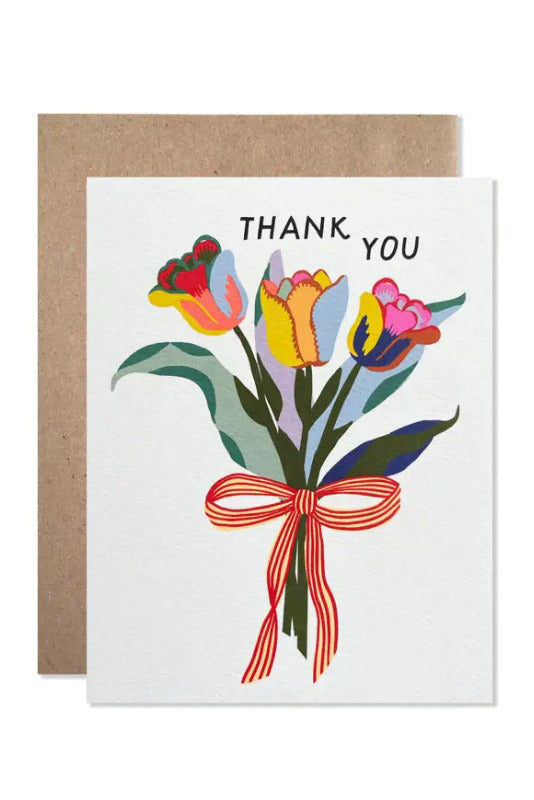 Thank You Tulips Card ©Hartland Cards
