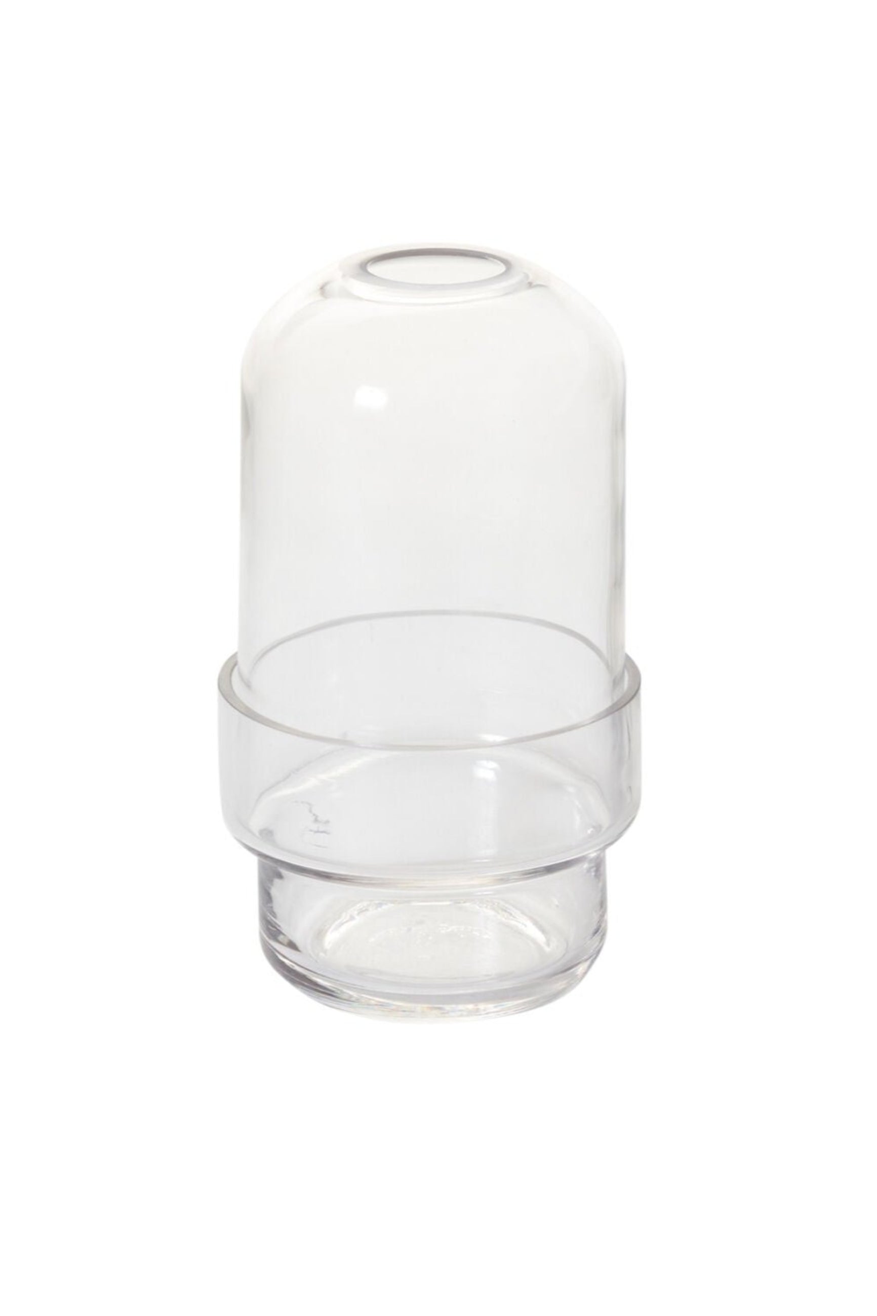 An empty Griffith terrarium against a white backdrop.©Accent Decor