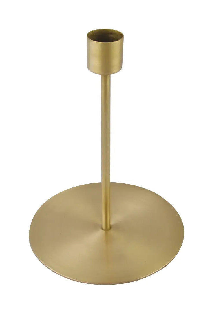 Gold candle holder on a white background ©Be Home