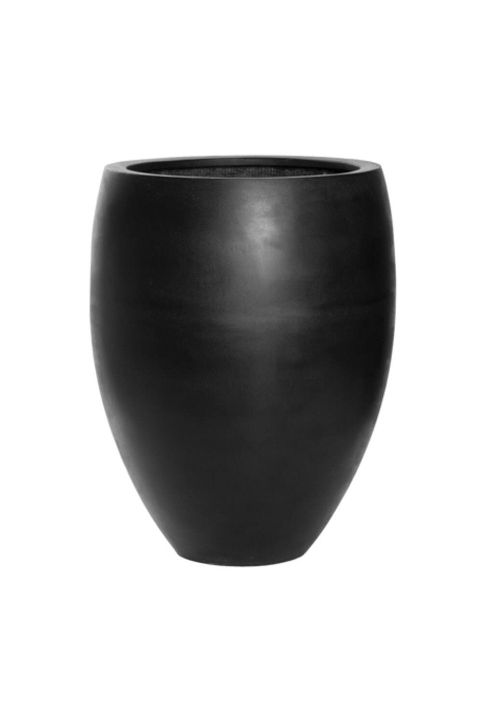 Pottery Pots Bond Planter in Medium black on a white backdrop