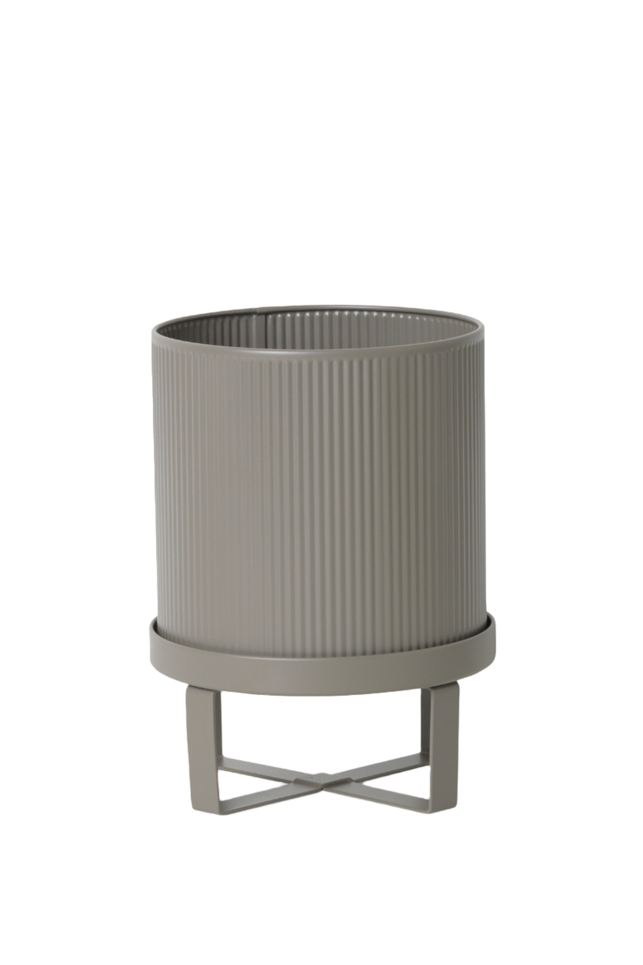 small grey plant pot Ferm Living Bau Pot Warm Grey Small at SPROUT HOME