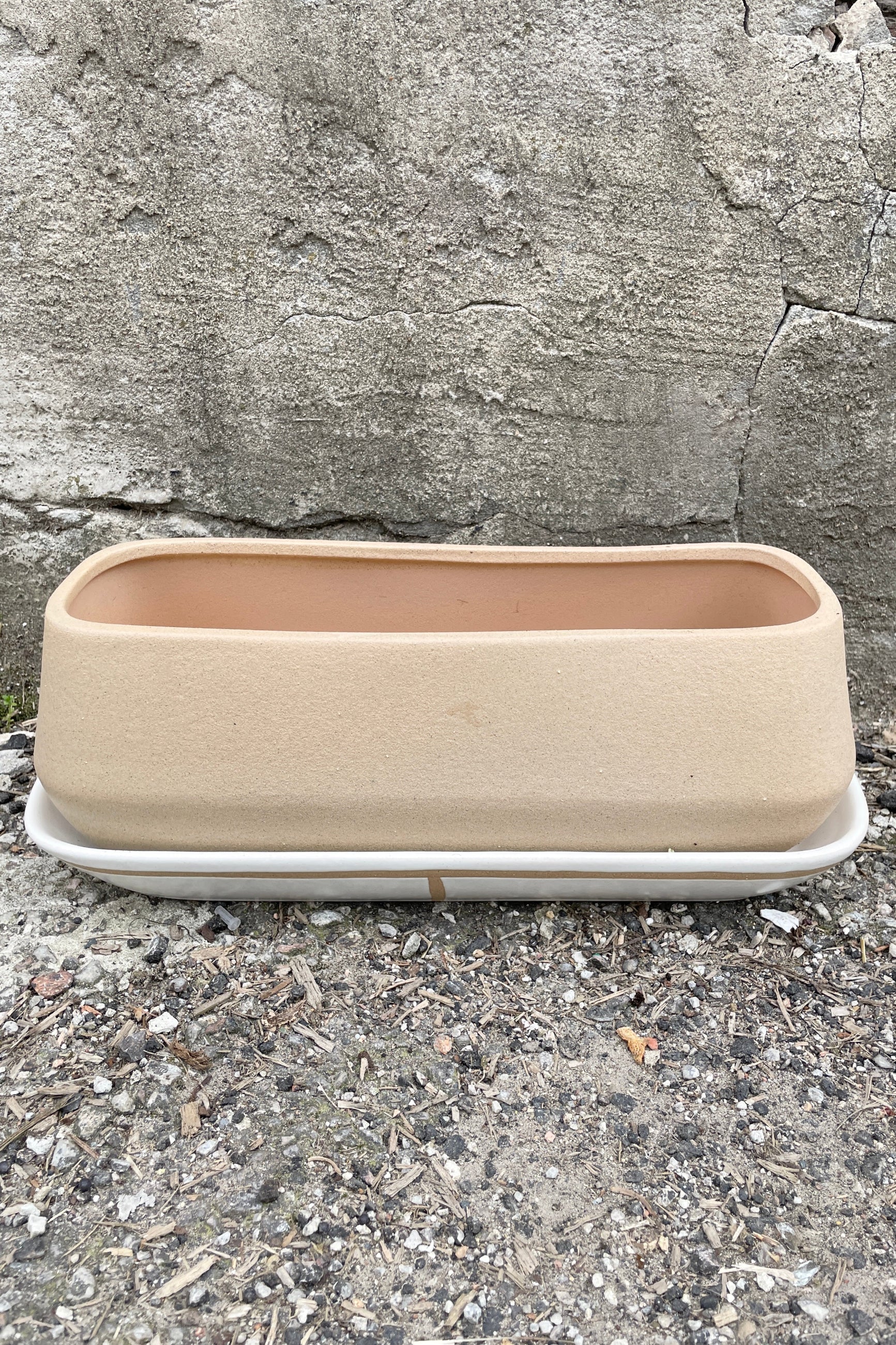Dublin planter shown from above side - looking slightly in ©Sprout Home