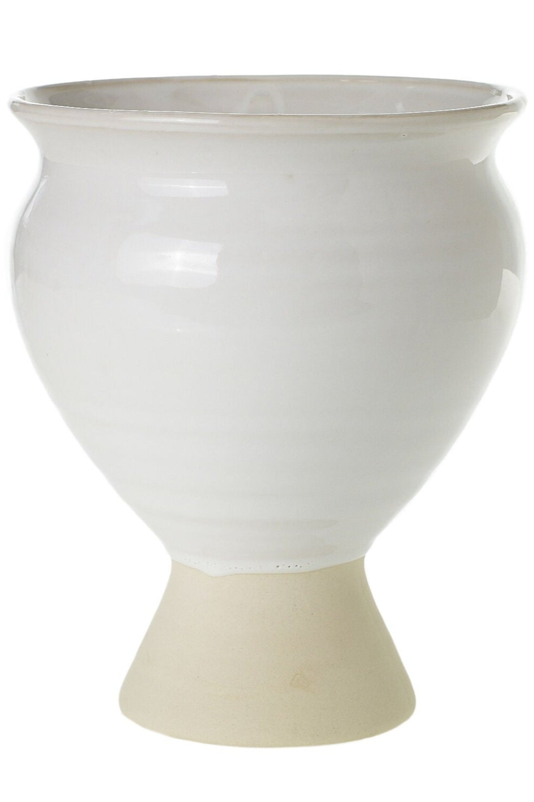 Magnolia Vase shown from the side and on a white background.