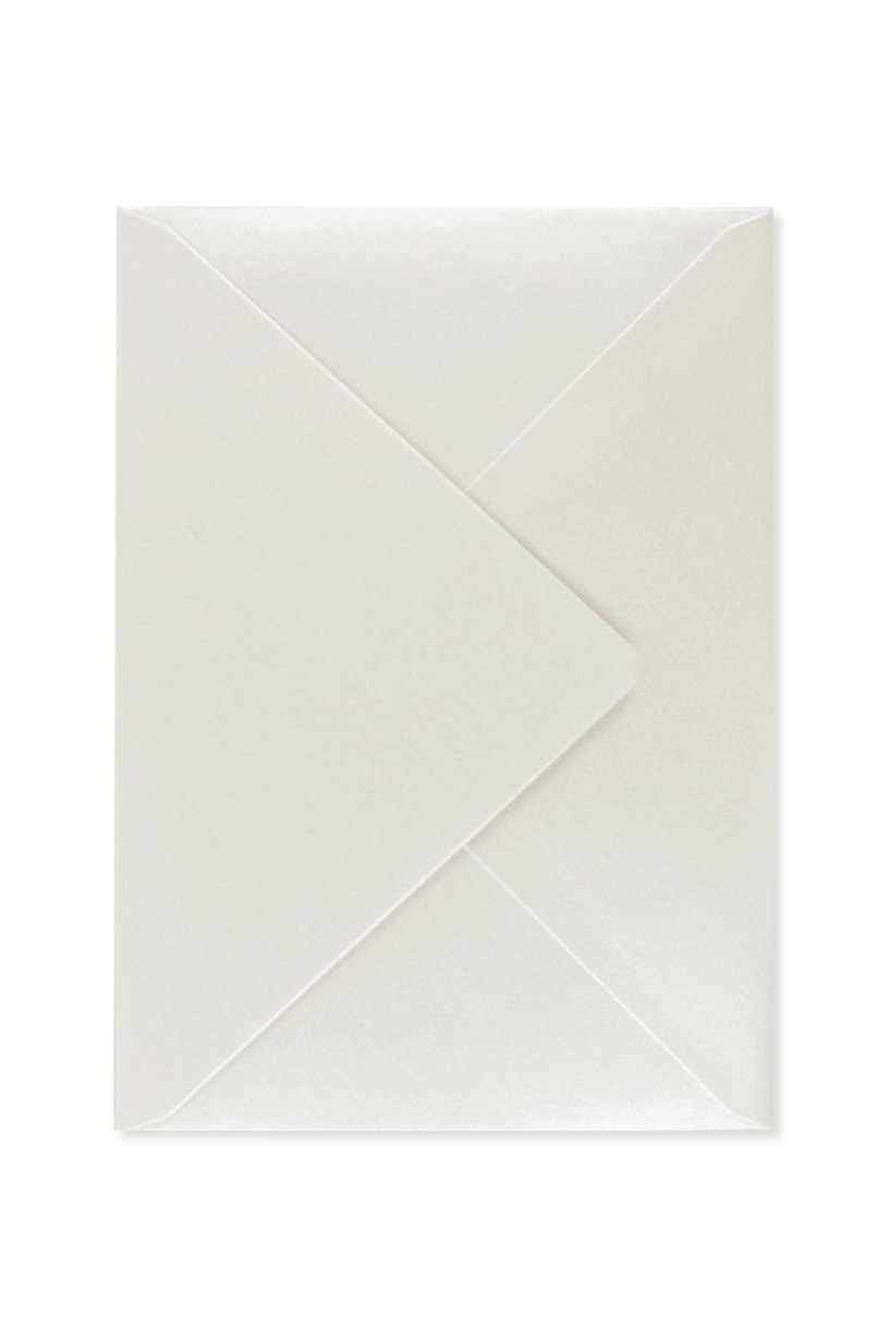 Envelope of the Greenhouse pop up card shown from the back.