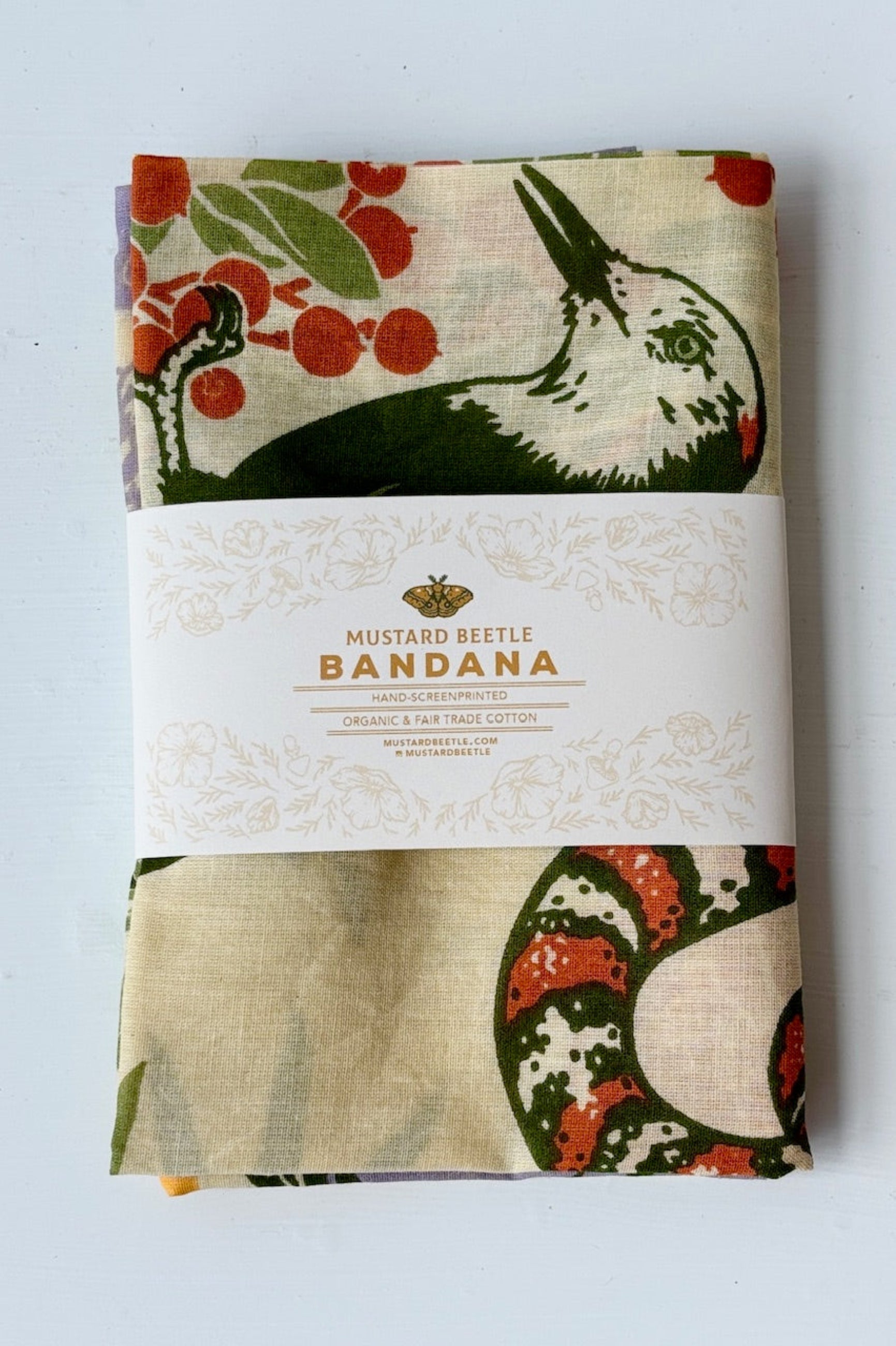 Organic Fair Trade San Jacinto Bandana in package ©Sprout Home