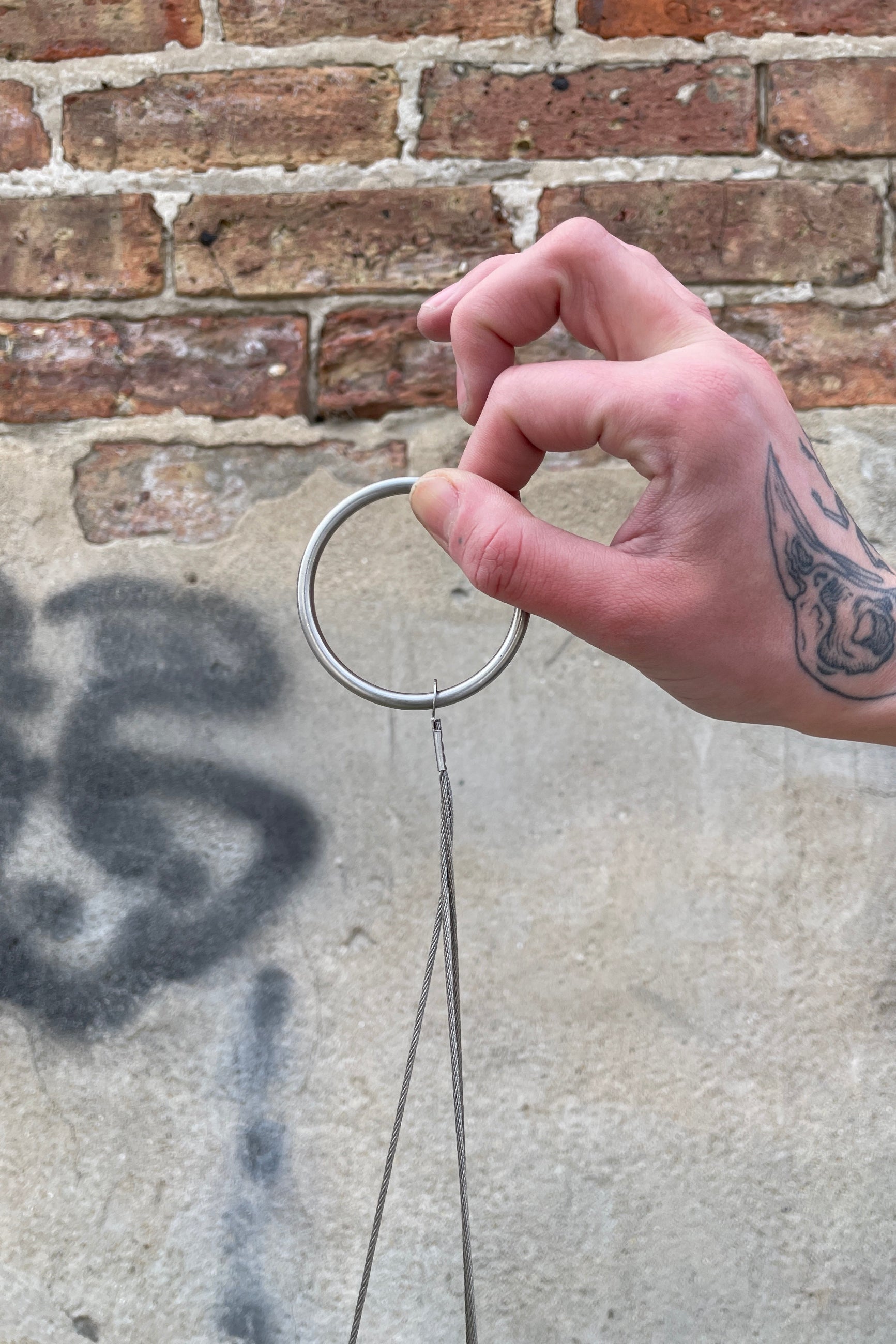 The hanging ring at the top of a clifton hanging planter ©Sprout Home