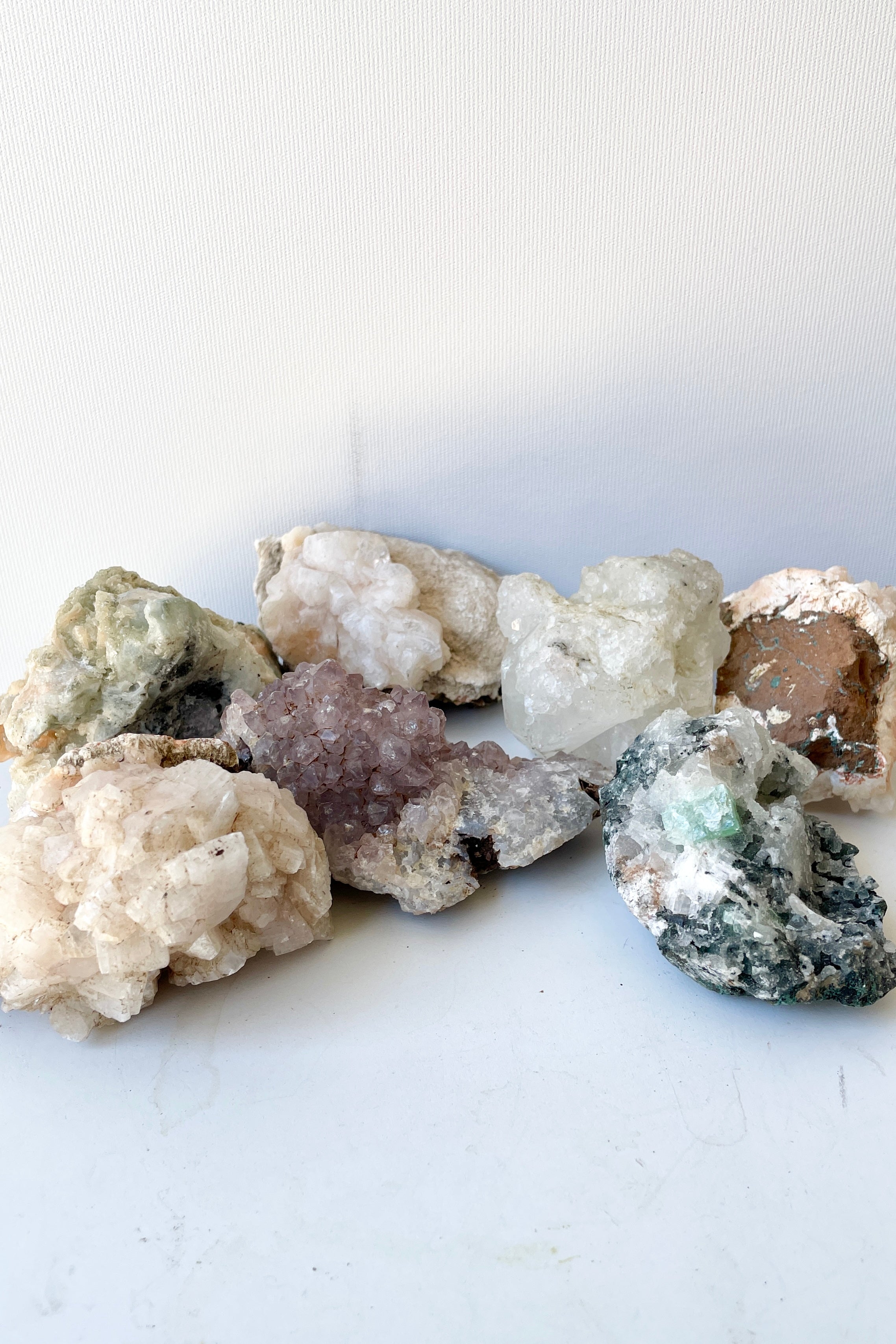 Medium size Zeolite specimens at Sprout Home.