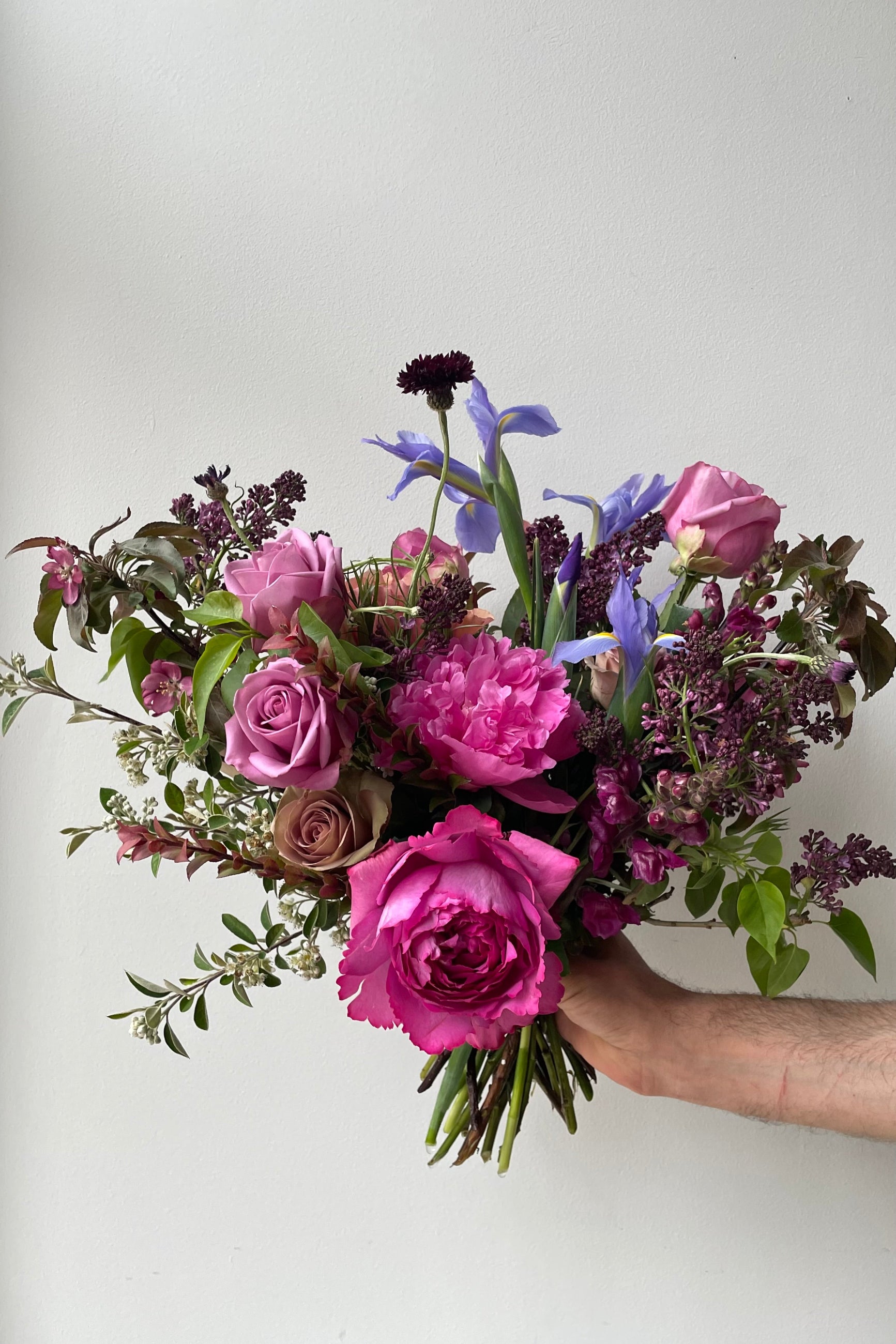 Hot pinks and storm palette arrangement by Sprout Home mid May ©Sprout Home #size_$160