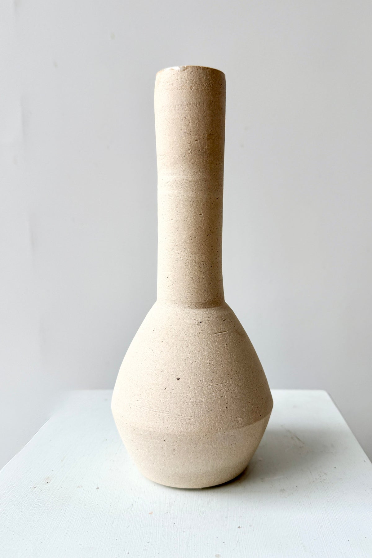 Long Neck Ceramic Vase No. 2 Cream Large ©Sprout Home
