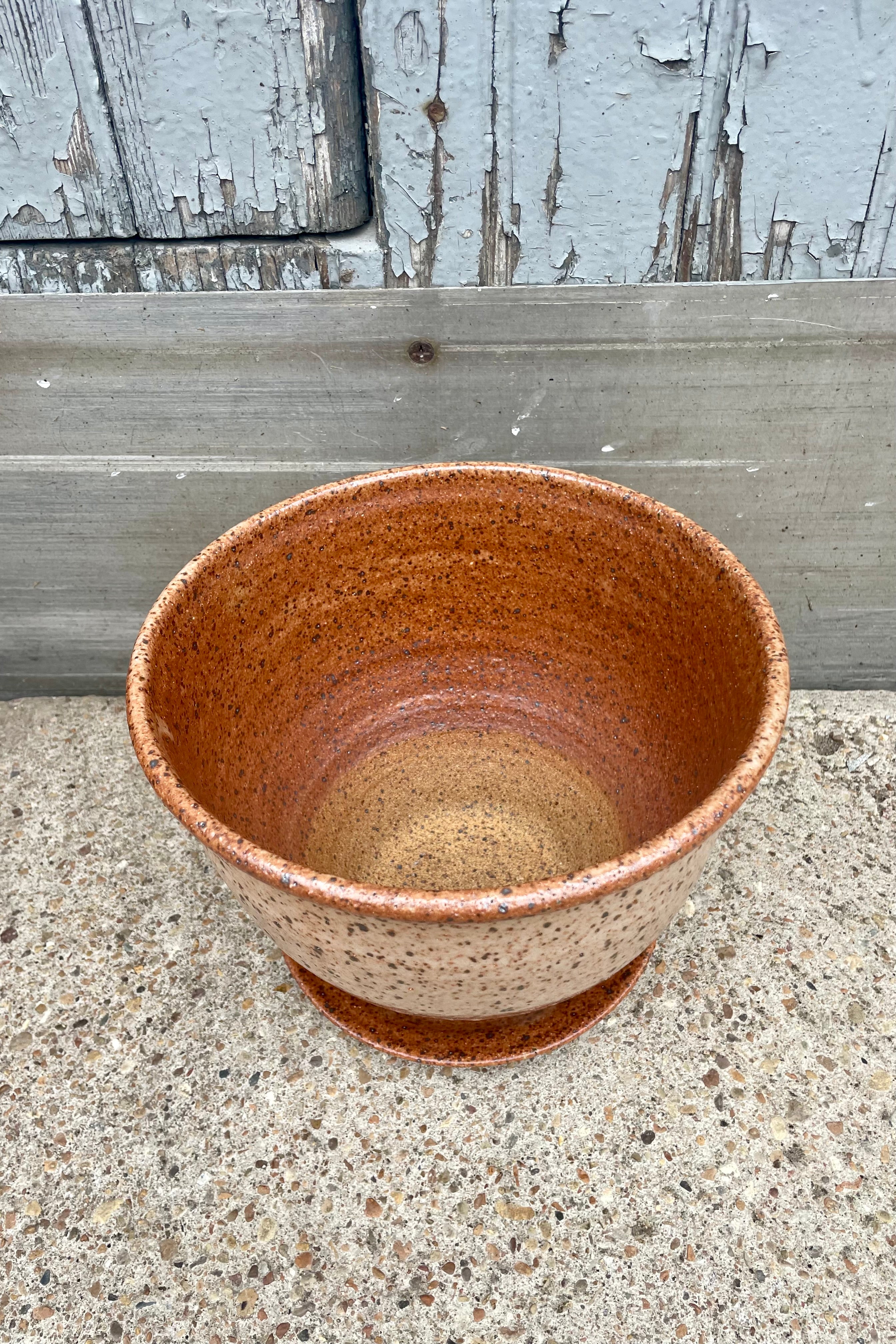 Planter Pale Shino Mix Glaze 8"