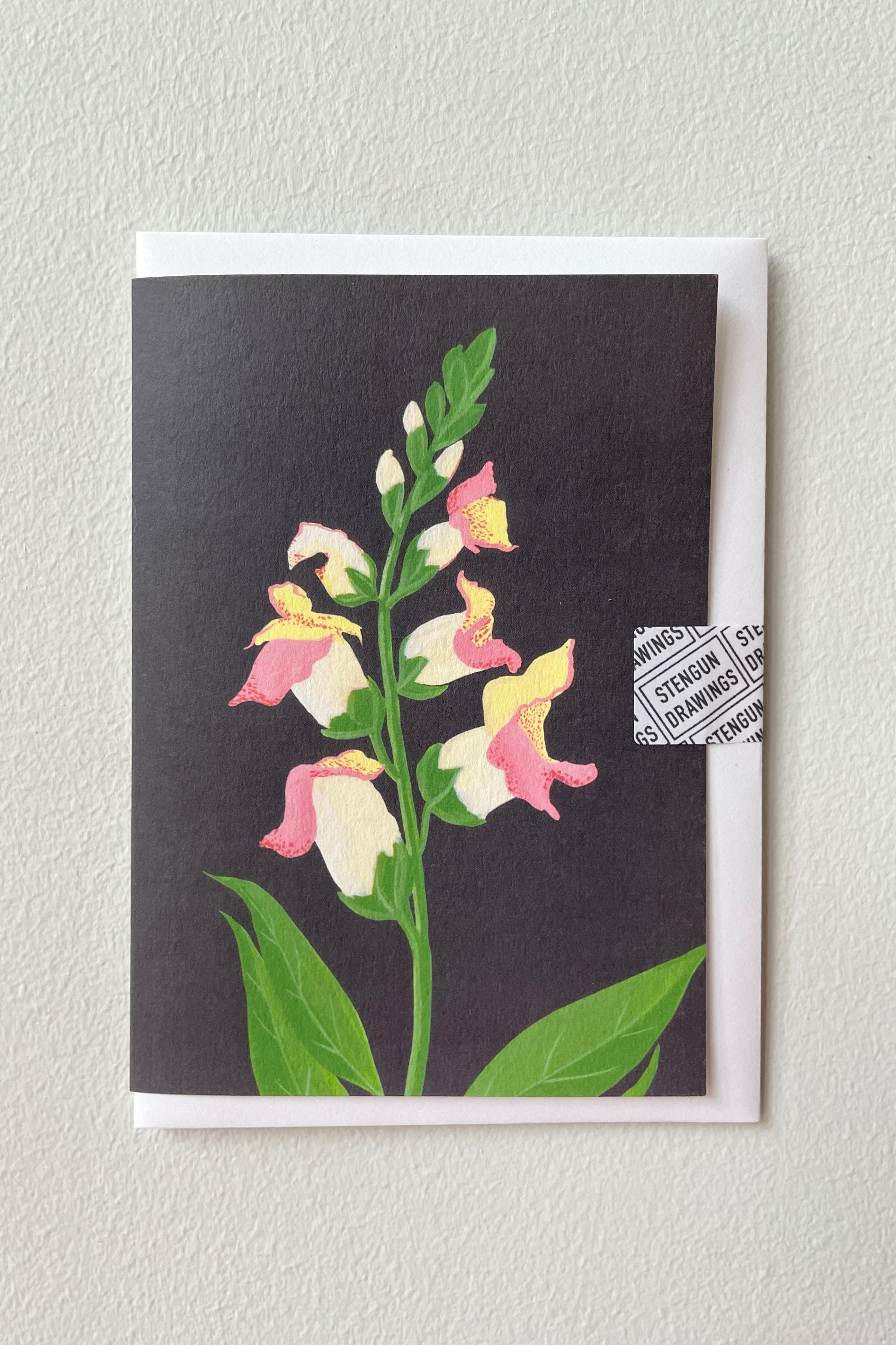 Snapdragon card by Stengun available at Sprout Home against a white wall.