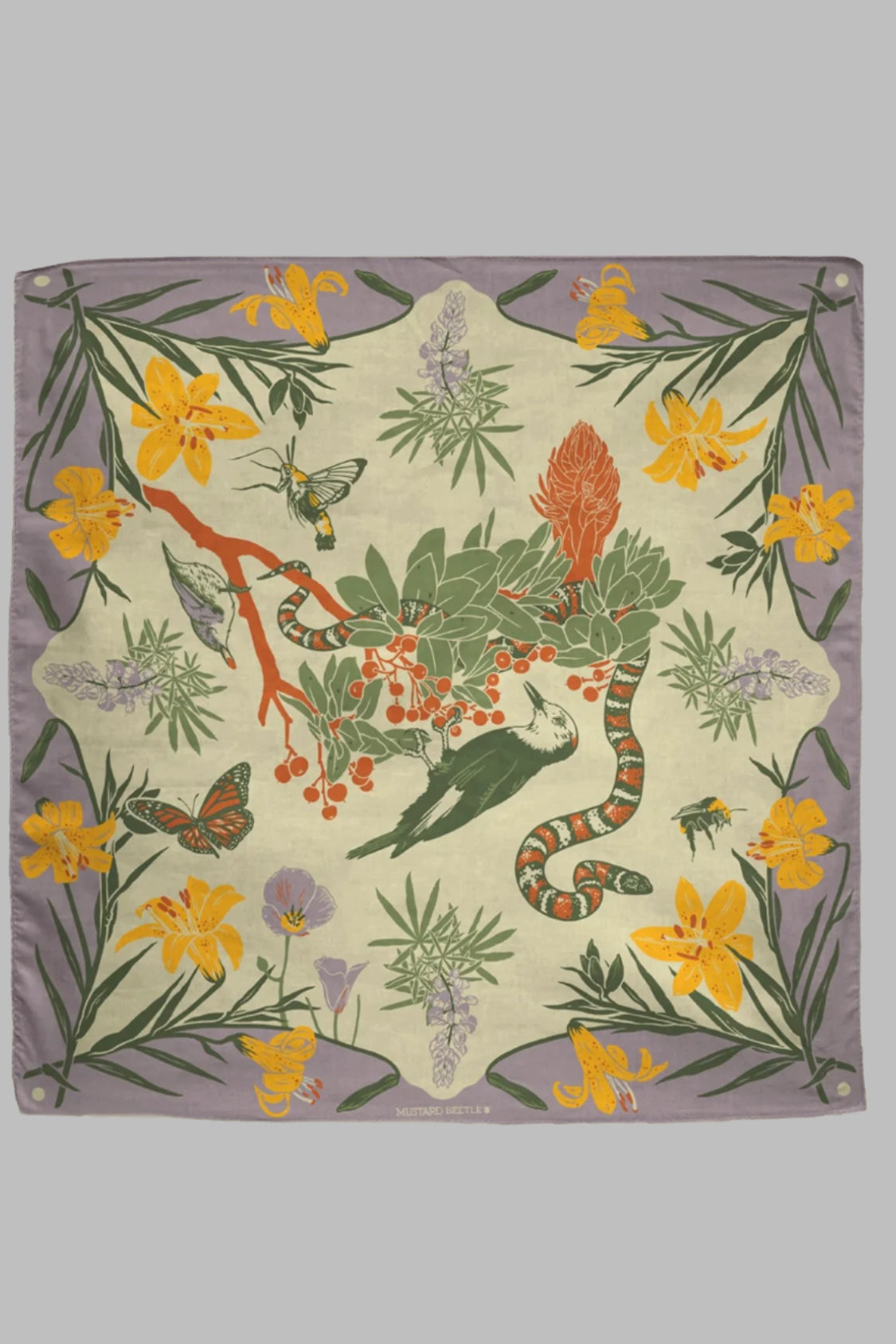 Organic Fair Trade San Jacinto Bandana ©Mustard Beetle