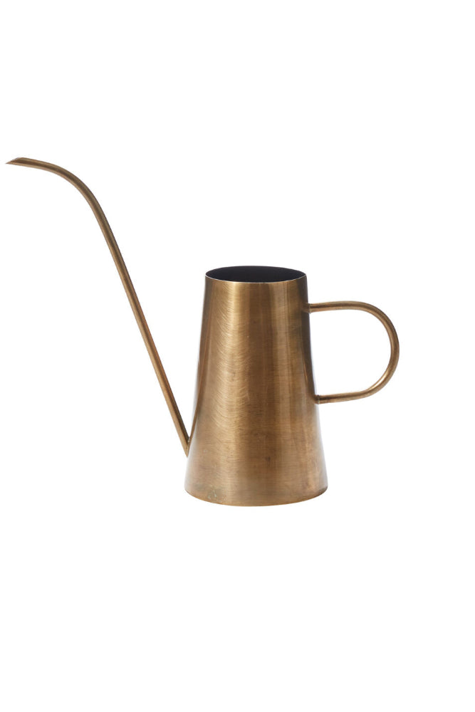 Bronze colored Antalya watering can on a white background ©Accent Decor