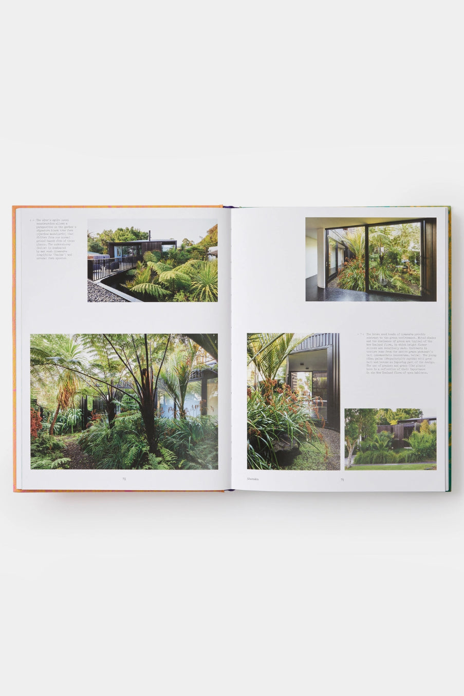 Open Wild: the Naturalistic Garden book showing images of a modern house with greenery ©Phaidon