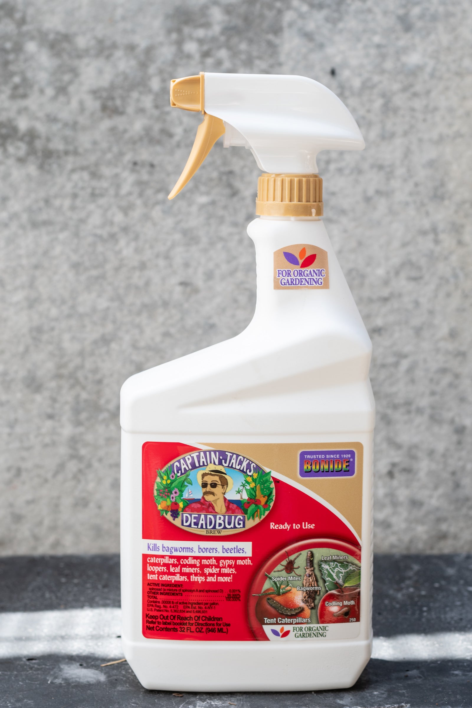Spray bottle of Captain Jack's Deadbug Brew by Bonide