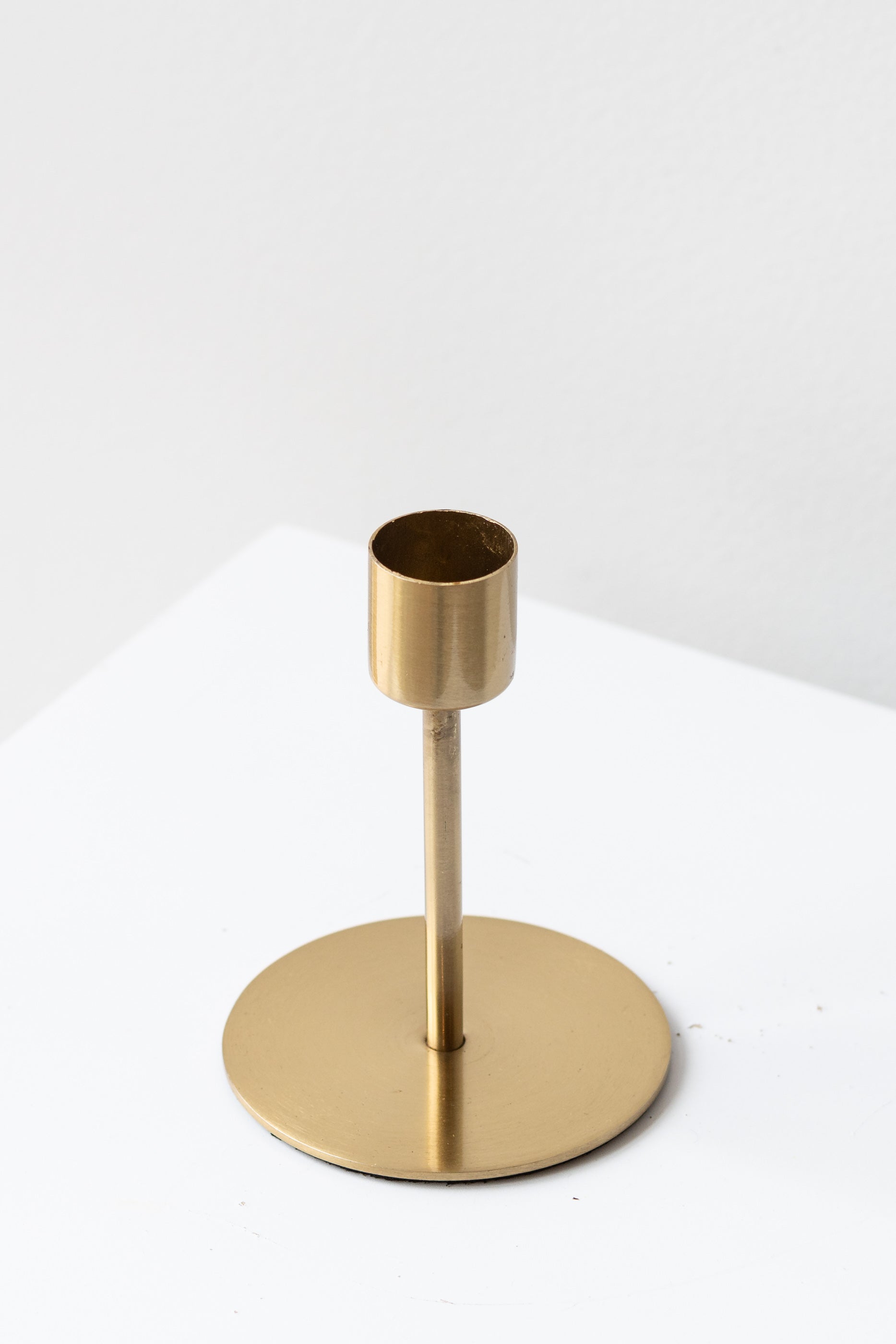 Taper Candle Holder gold medium