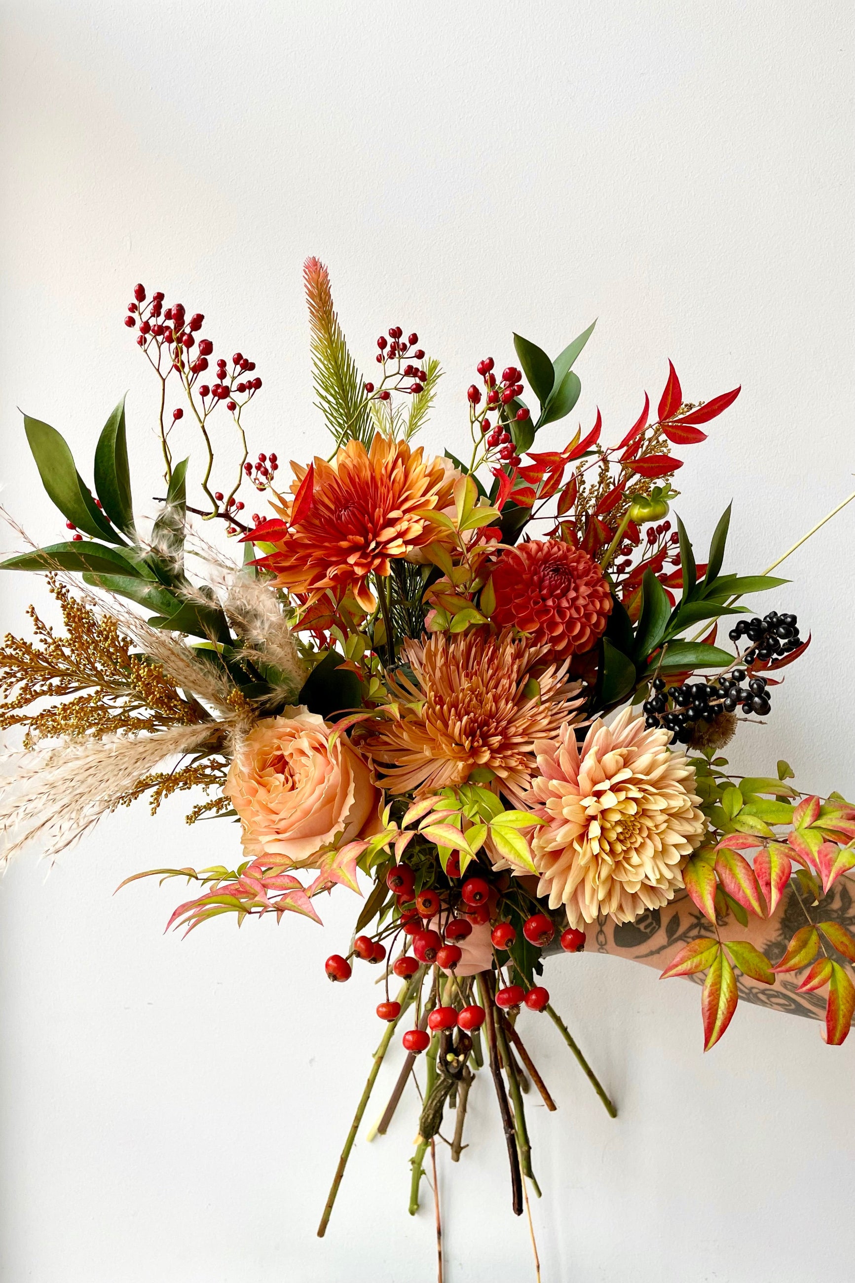 Harvest Moon fresh floral arrangement by Sprout Home available for Chicago delivery or pick up. ©Sprout Home #size_$100