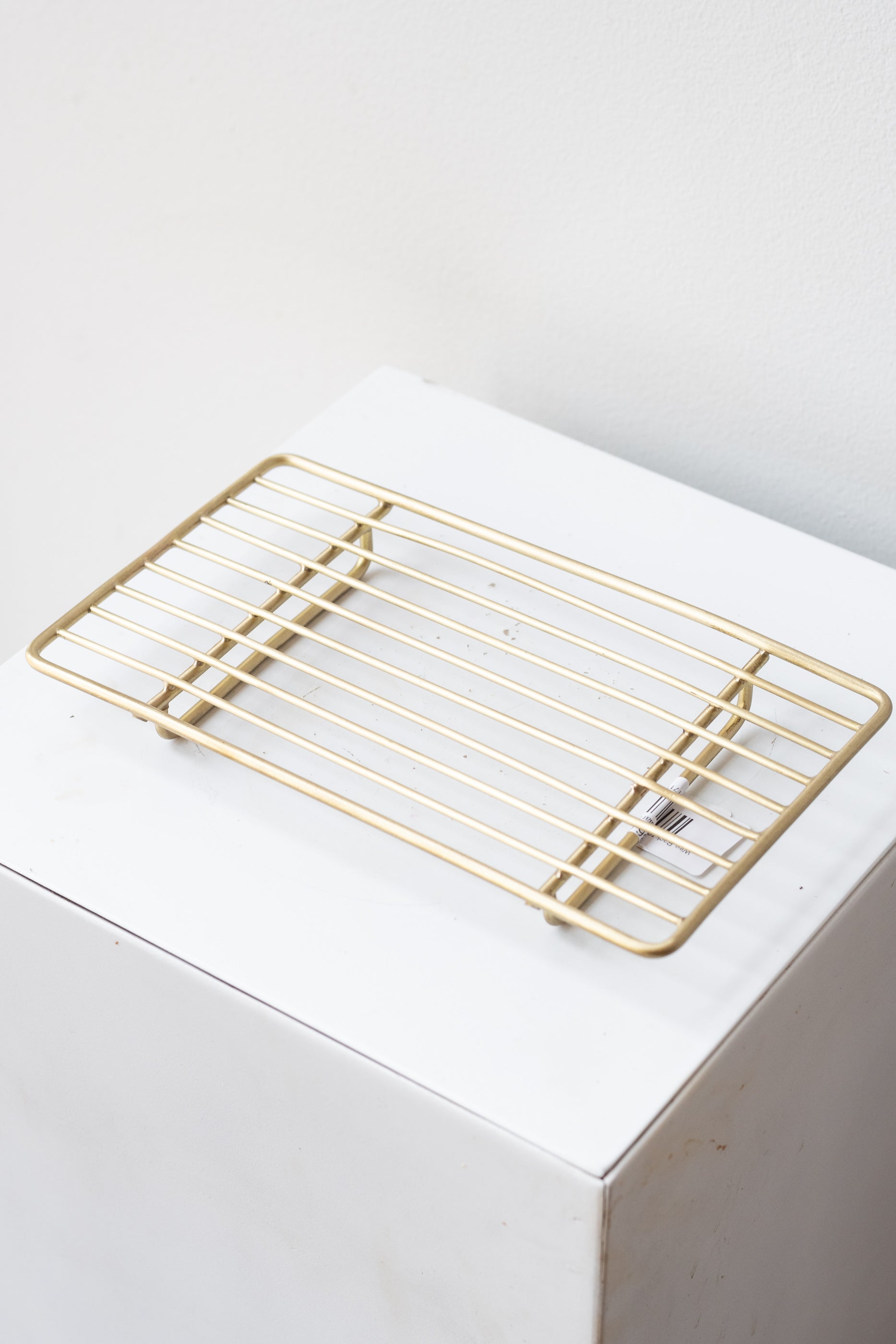 Wire Rack Rectangular Brass
