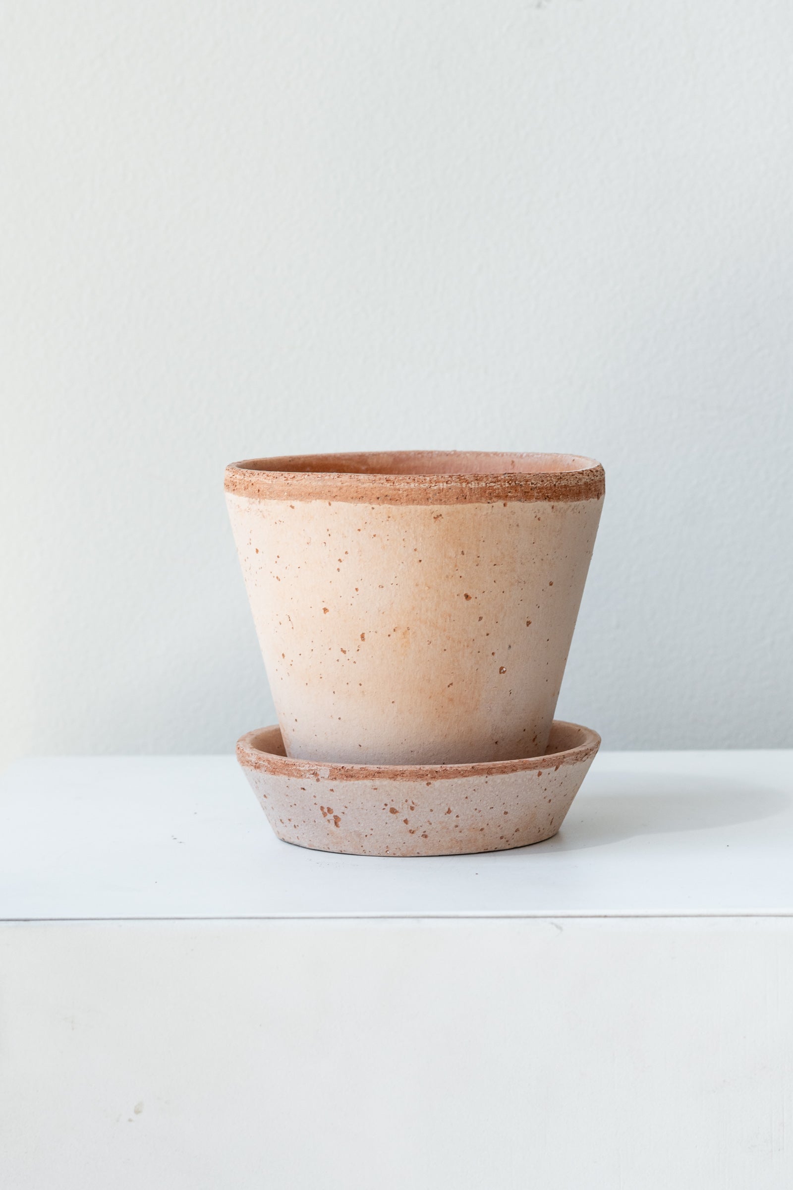Rosa 3.9 inch Julie Pot by Bergs Potter on a white surface in a white room