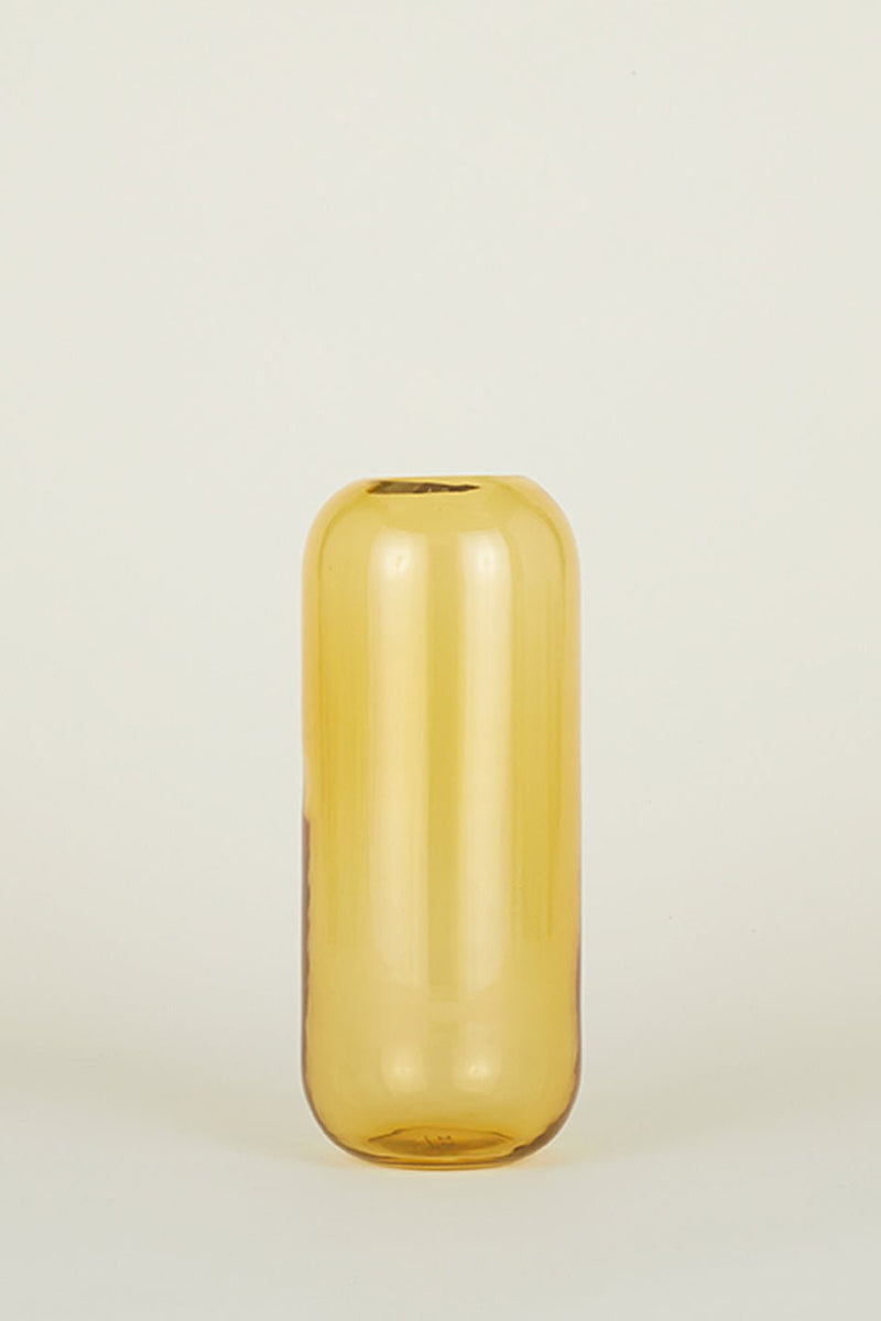 Aurora Pill Vase by Hawkins New York shown from the side against a white backdrop