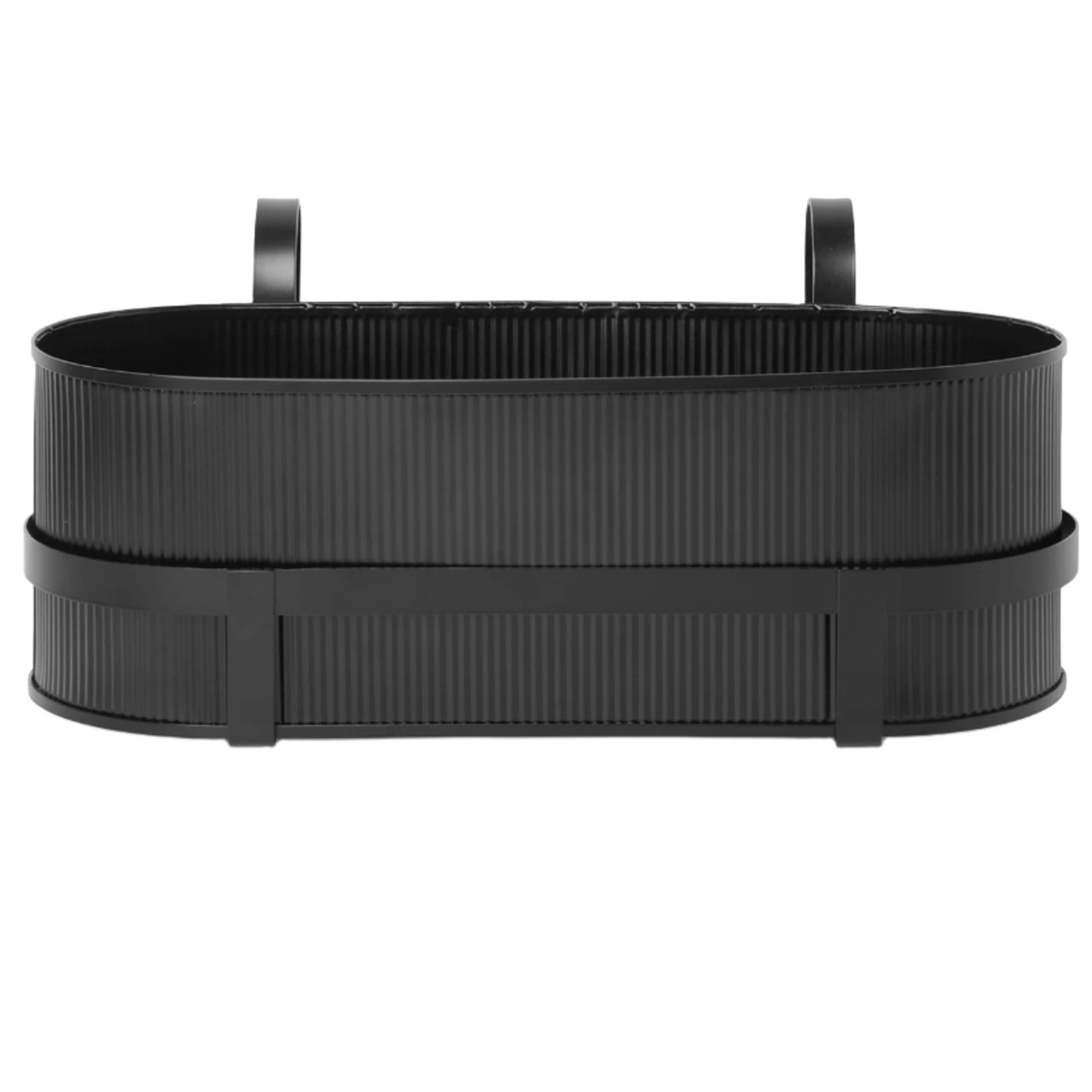 Ferm Living Bau Balcony Box Black at SPROUT HOME