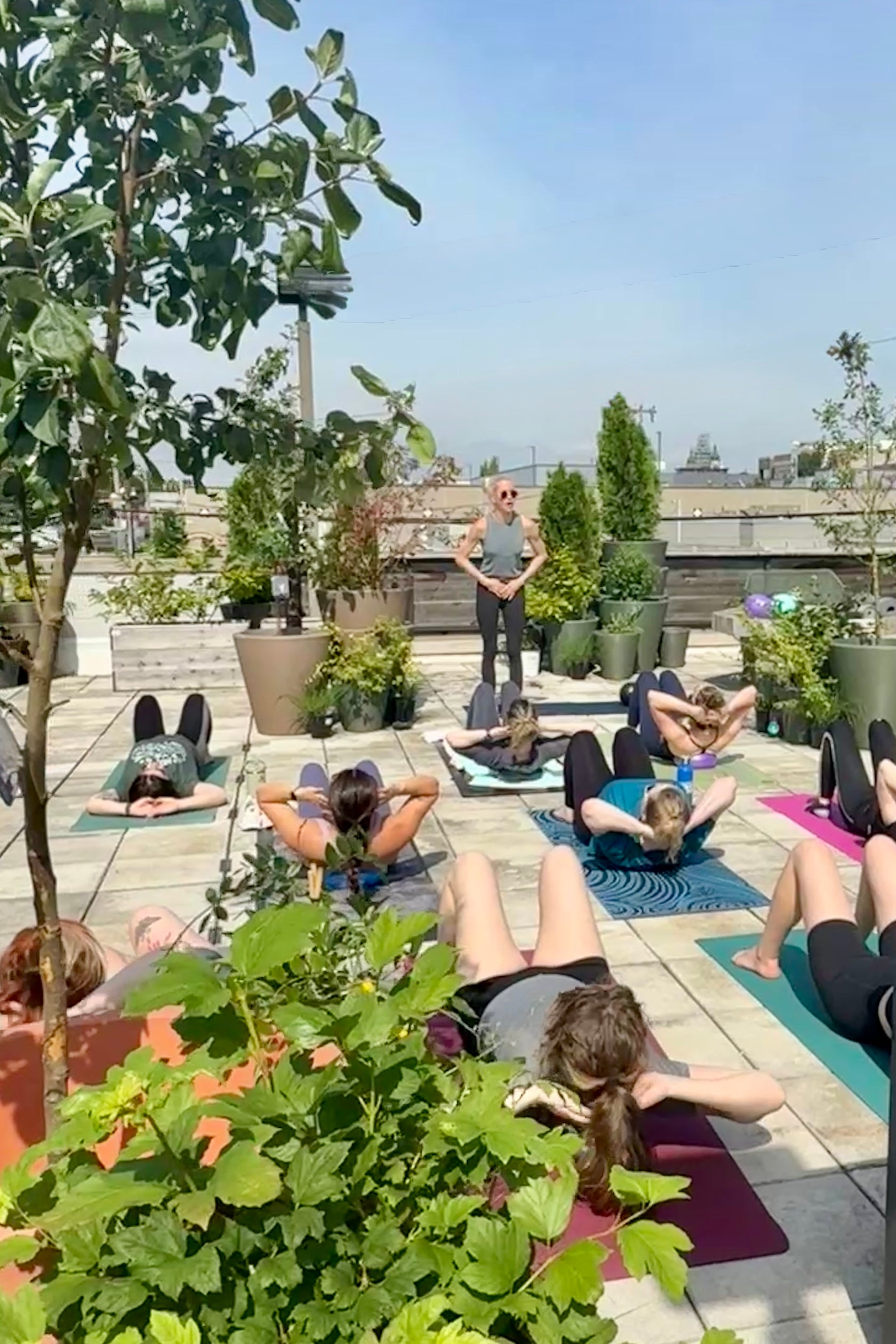 Pilates in the Garden