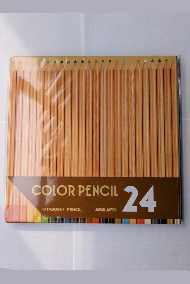 Kita-Boshi Colored Pencil set of 24 front packaging ©Sweet Bella