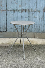 The Gray Bistro Table at Sprout Home shown from the side