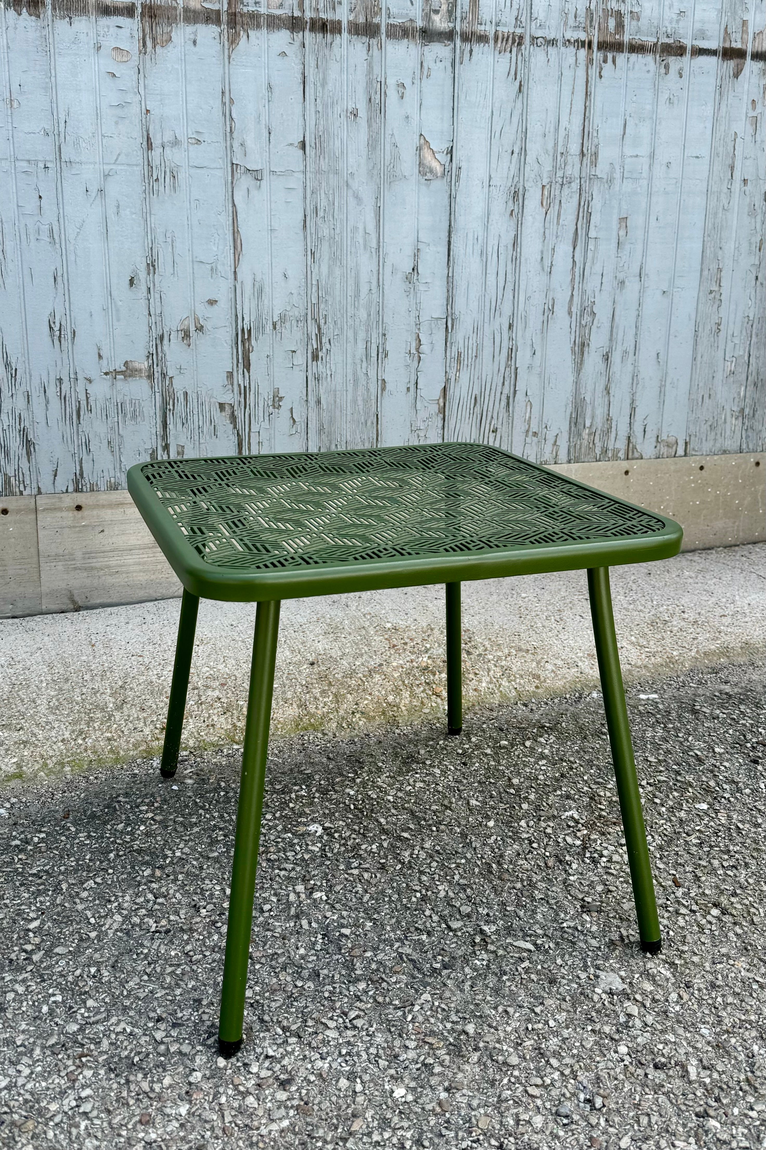 The green martini 18" table at Sprout Home