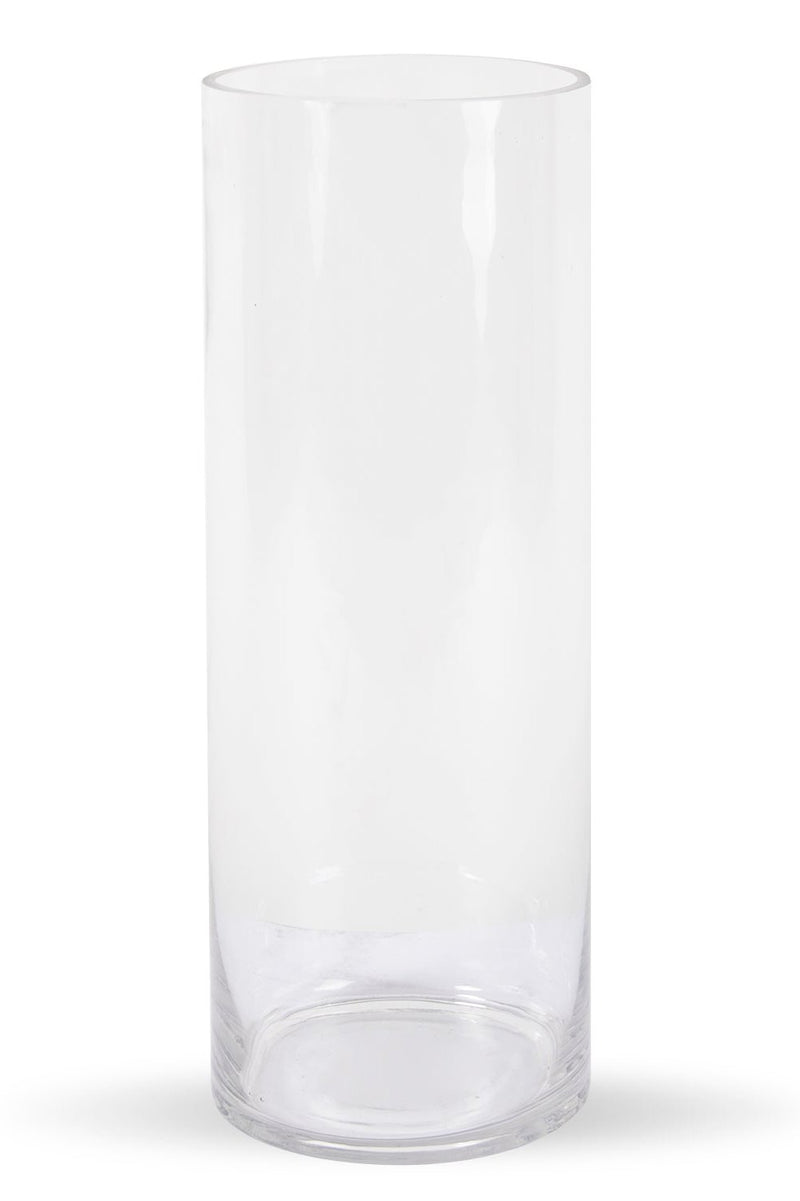 Clear cylinder vase 14" x 6"