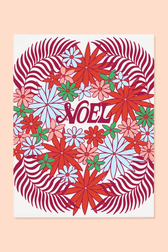 Flower Noel Card ©The Good Twin