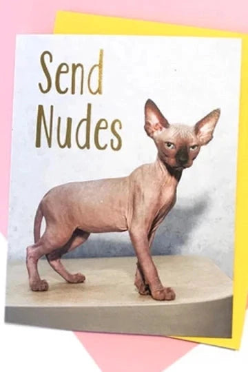 Send Nudes card by Smitten Kitten