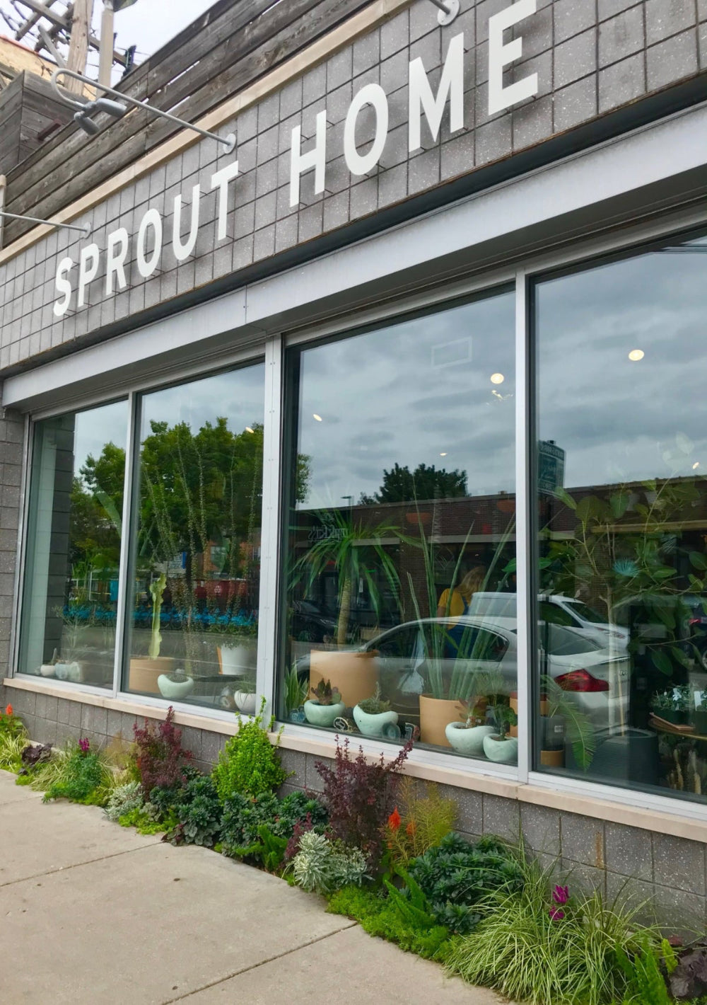 The front window and Sprout Home Garden store in Chicago ©Sprout Home