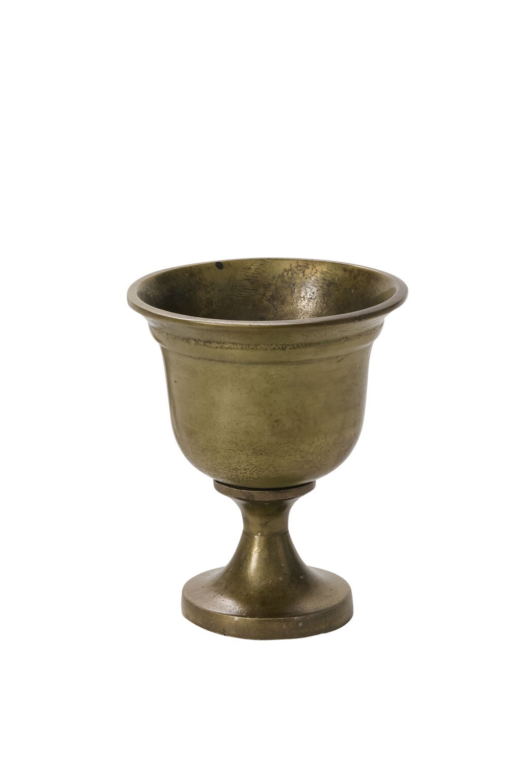 Bronze-colored Helen goblet on a white background ©Accent Decor