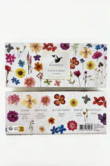 The exterior packaging of the Leuer Floral Vanissa edible floral set.