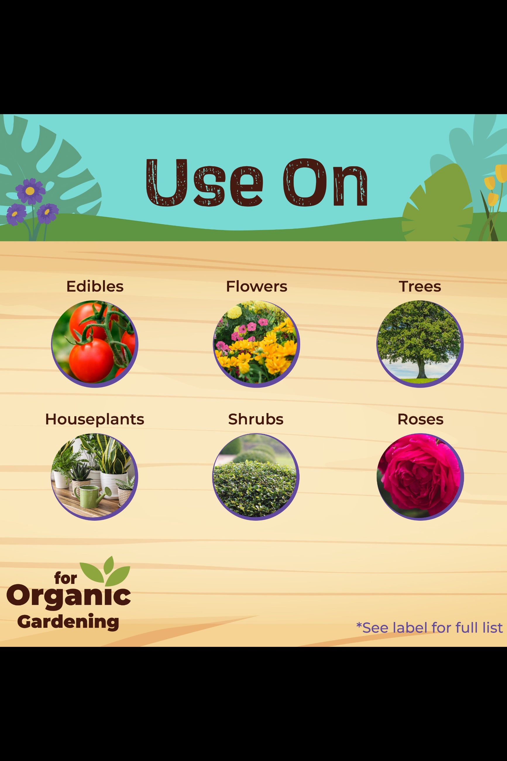 Use on guide graphics for Rose RX ©Bonide