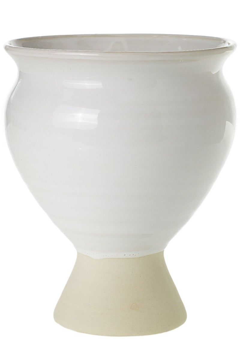 Magnolia Vase shown from the side and on a white background. 