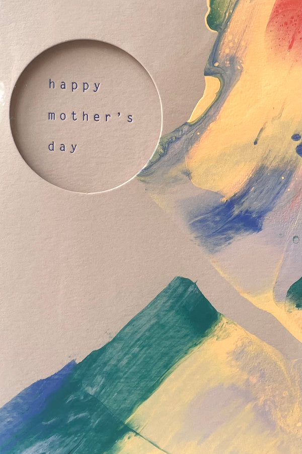 A detailed view of the cover of Sunset Mom Card 