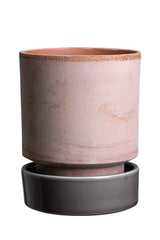 Rosa and Pearl Hoff Pot by Bergs Potter on a white backdrop