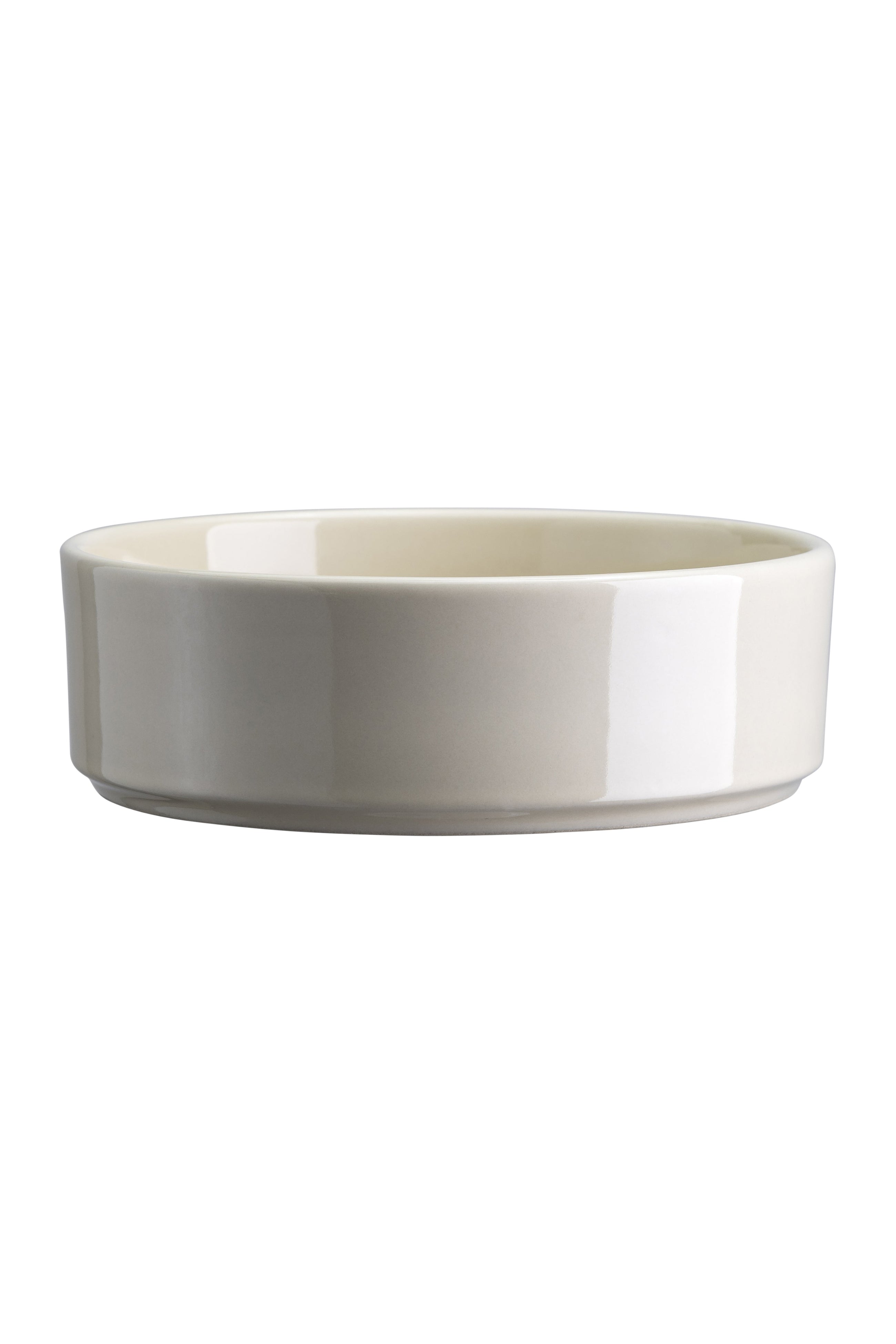 Ceramic Sandstone Hoff Saucer on a white background ©Bergs Potter