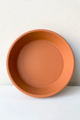 Clay red saucer to fit a standard 6 sitting on its side
