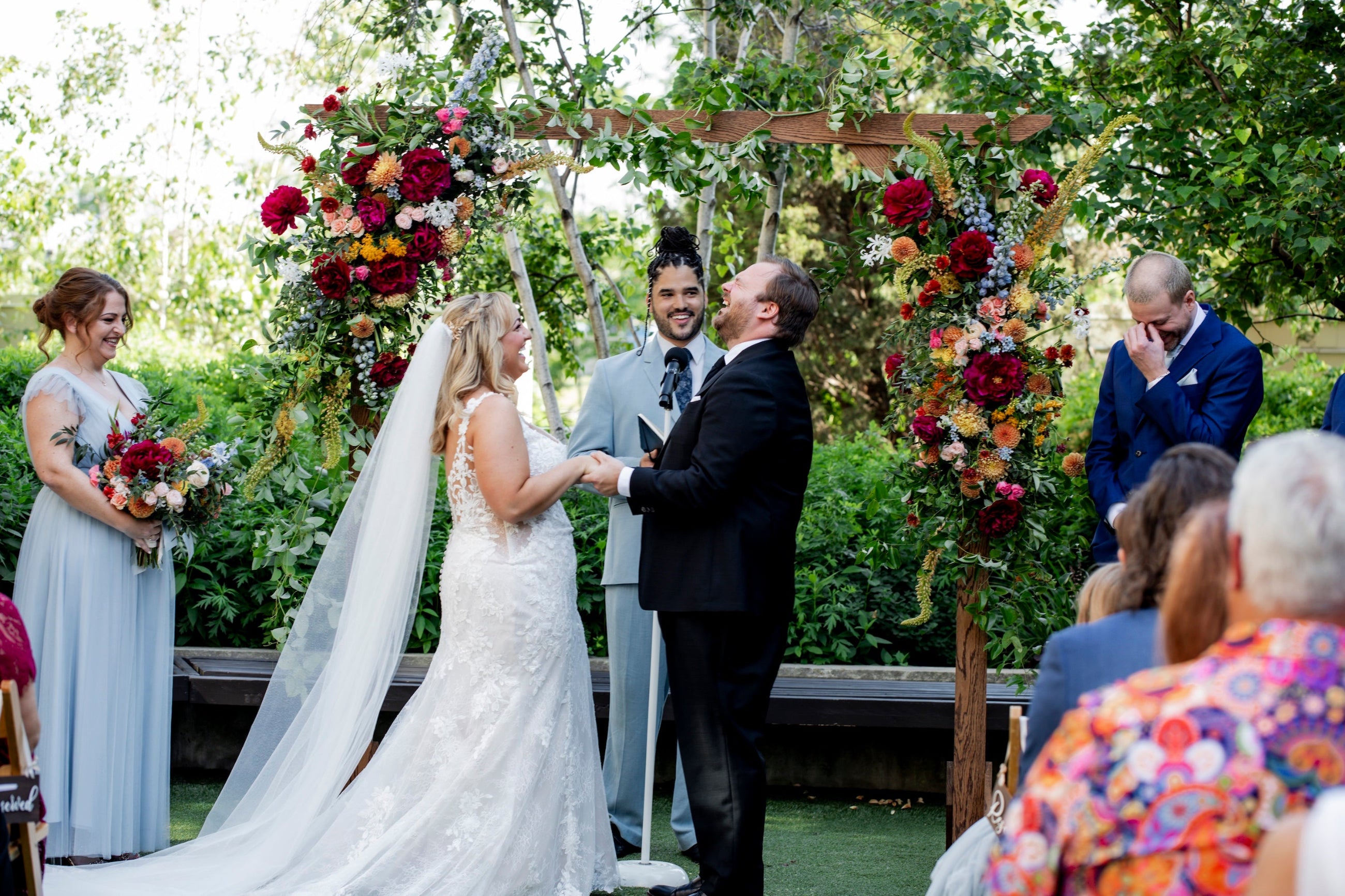 The wedding of Dani + Avery in June at the Greenhouse Loft @laynedixonphoto