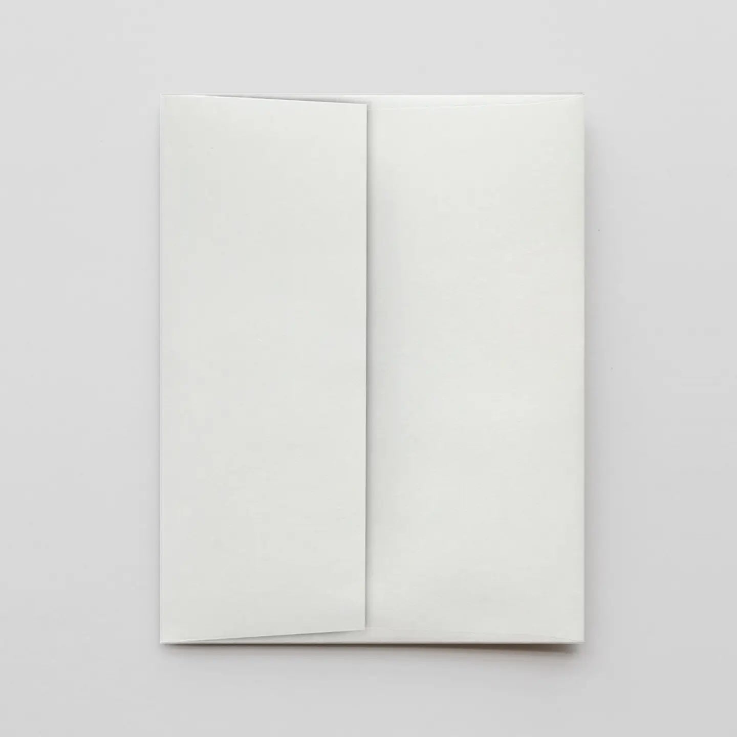 A white envelope on a white background ©Hammerpress