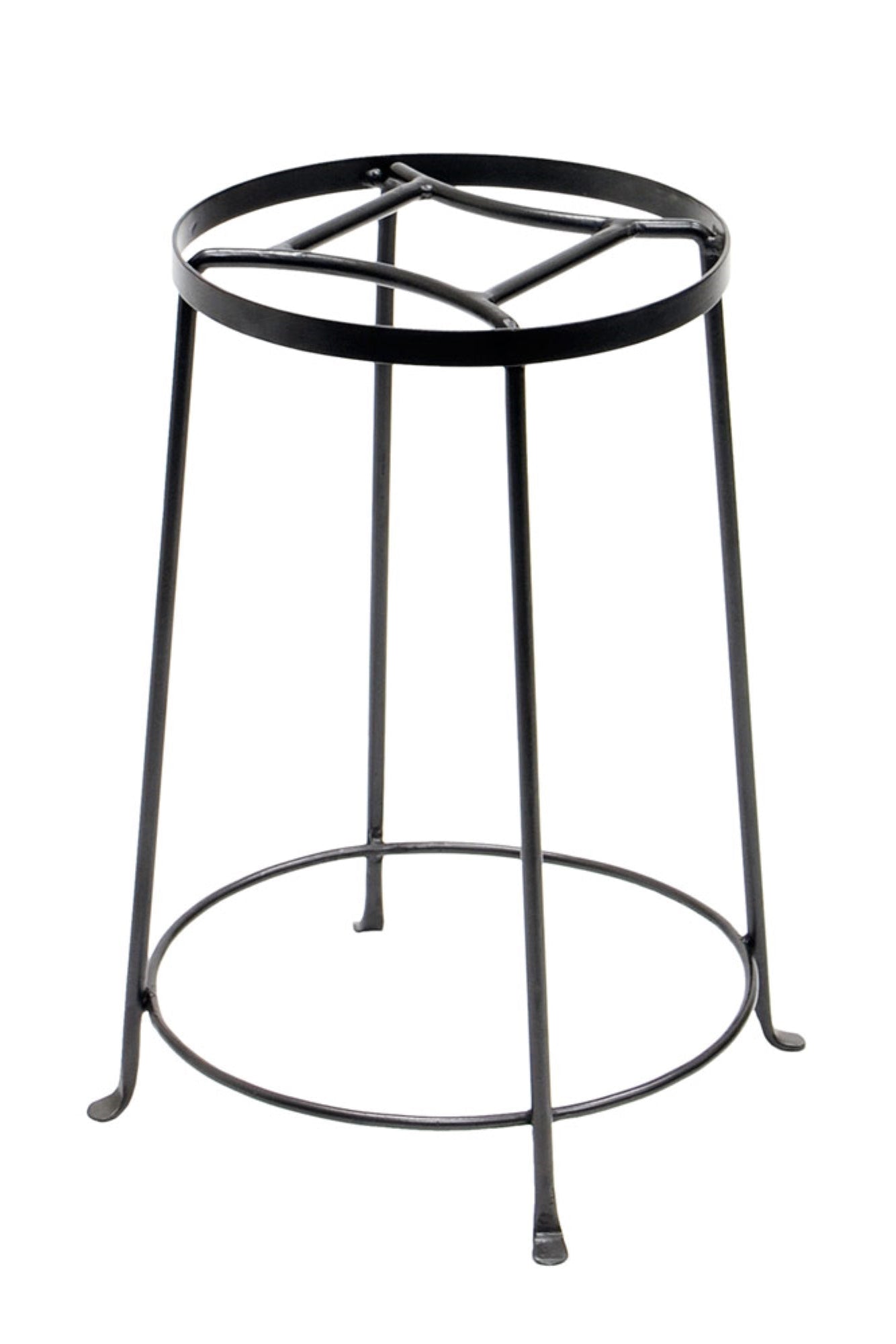 Black metal Argyle stand on a white background ©Achla Designs