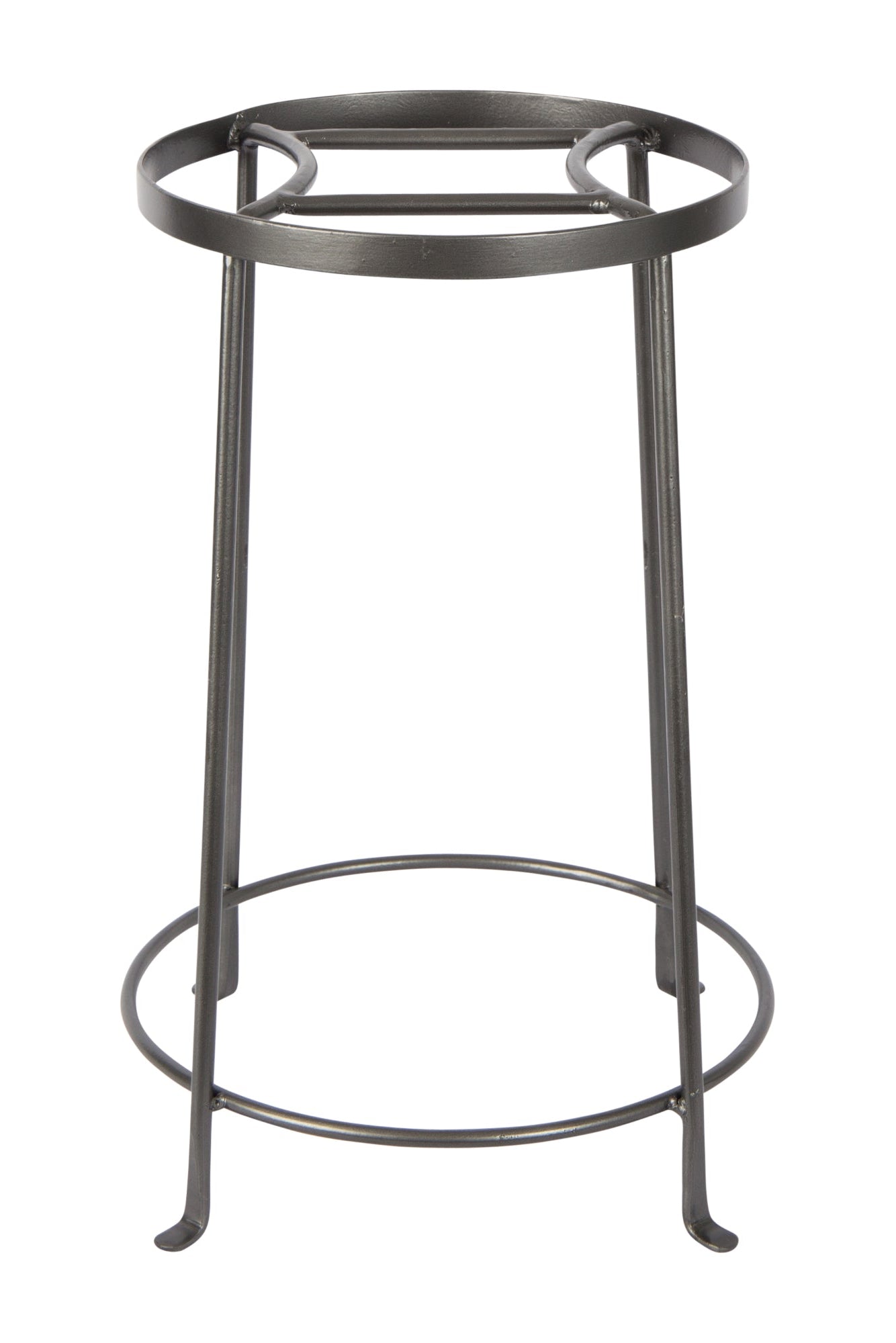 Metal Argyle large round stand  on a white background Achla Designs