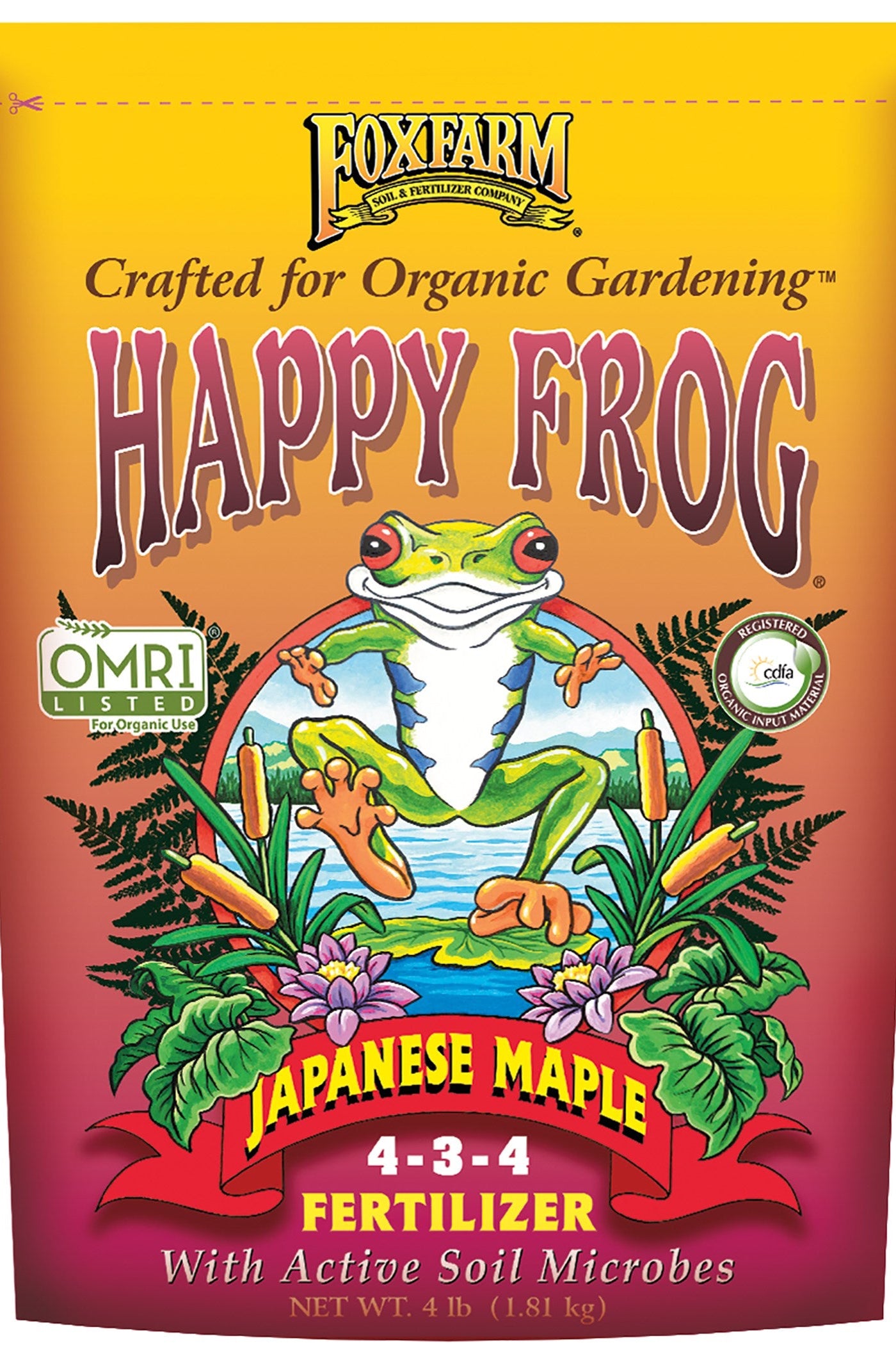 FoxFarm Happy Frog Japanese Maple 4-3-4 Fertilizer 4lb at SPROUT HOME