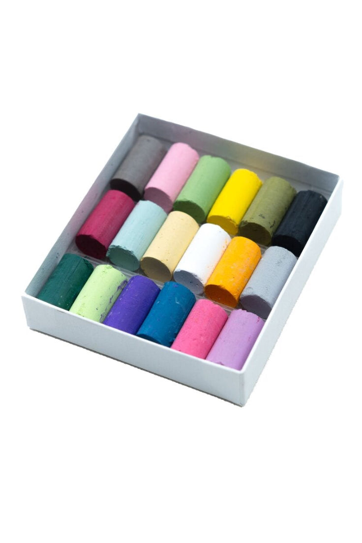 Box of colorful Kyoto Gondola pastels on a white background ©Sweet Bella