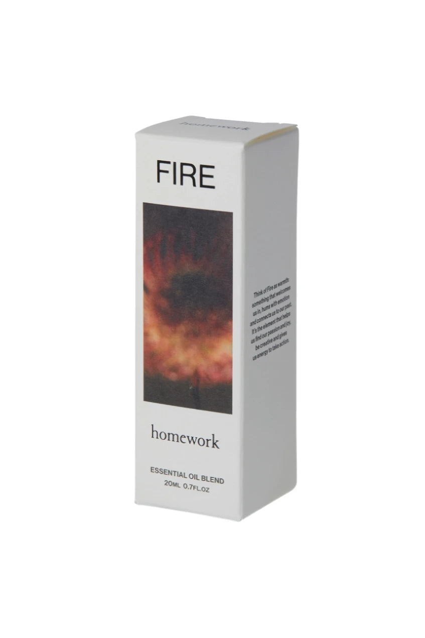 Fires essential oil package by Homework