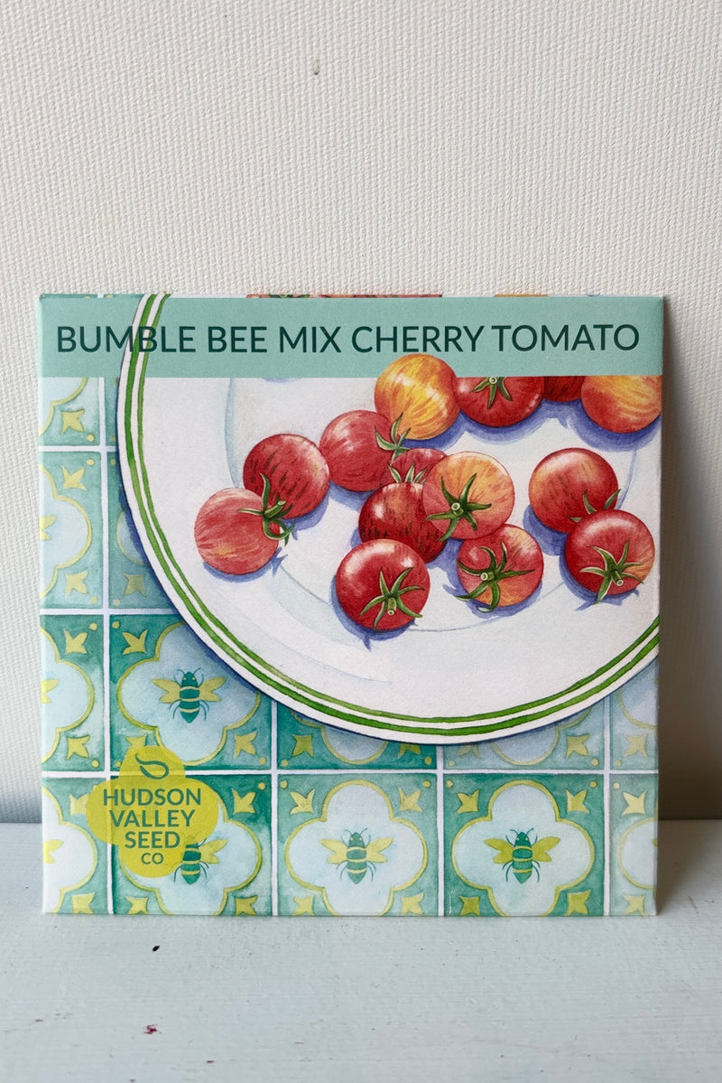 Seed Pack for Bumble Bee Mix cherry tomatoes against a white background