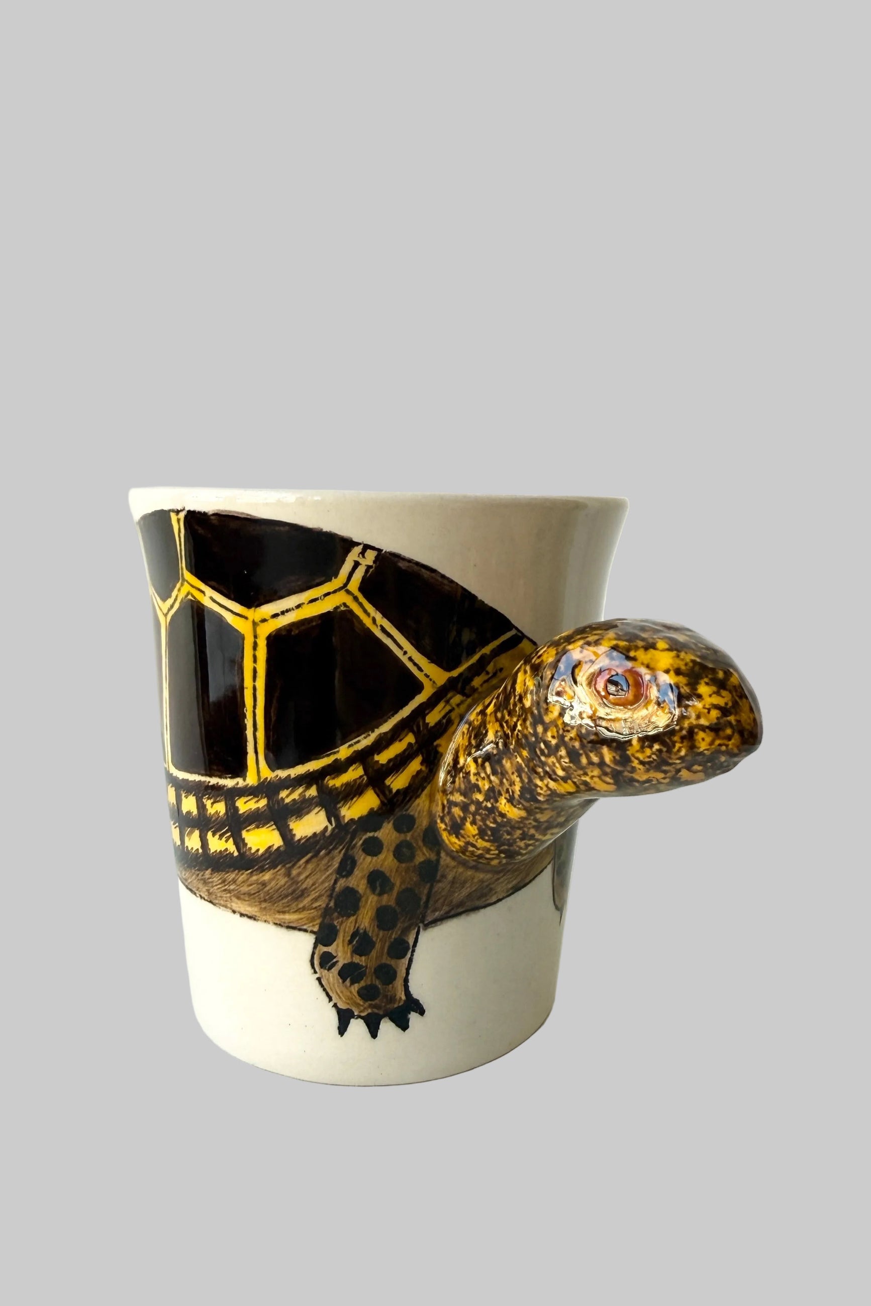 Green Turtle ceramic mug ©Sprout Home